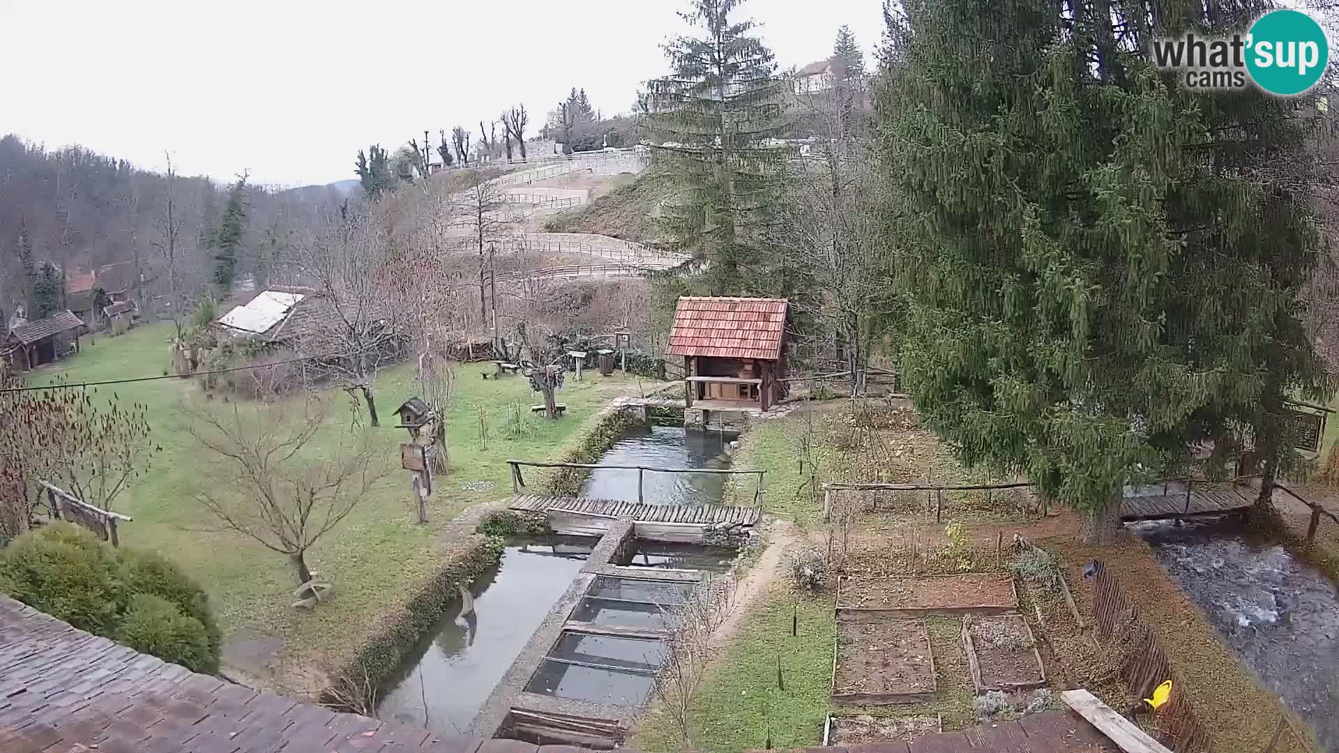 Webcam en direct Rastoke – rivière Slunjčica – Croatie