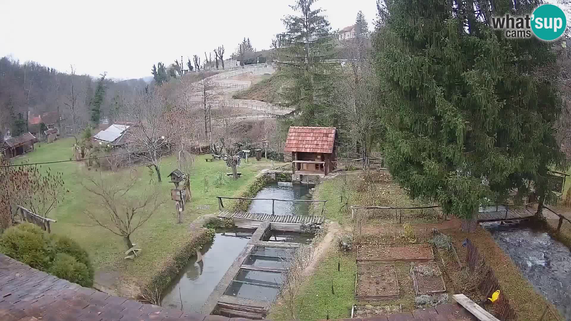 Live webcam Rastoke – fiume Slunjčica – Croazia