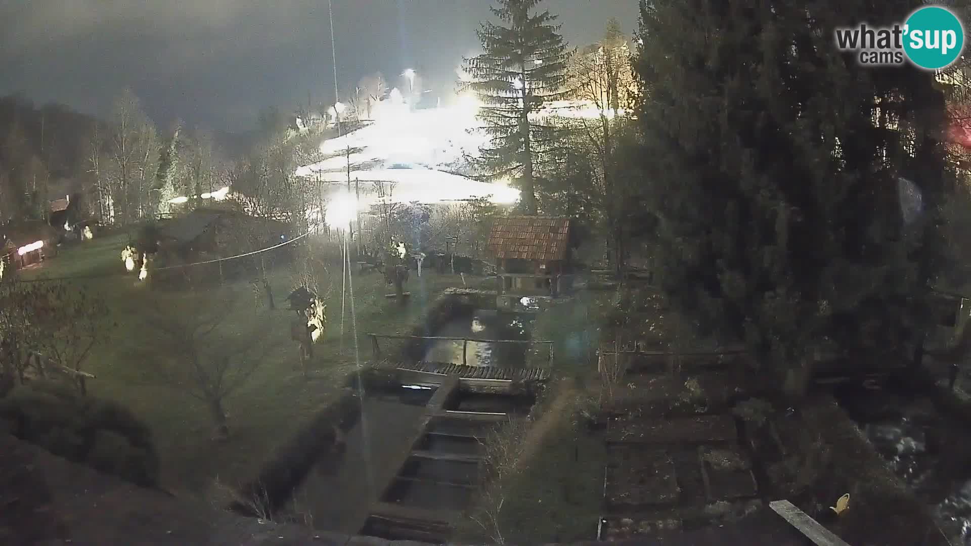 Live webcam Rastoke – river Slunjčica – Croatia