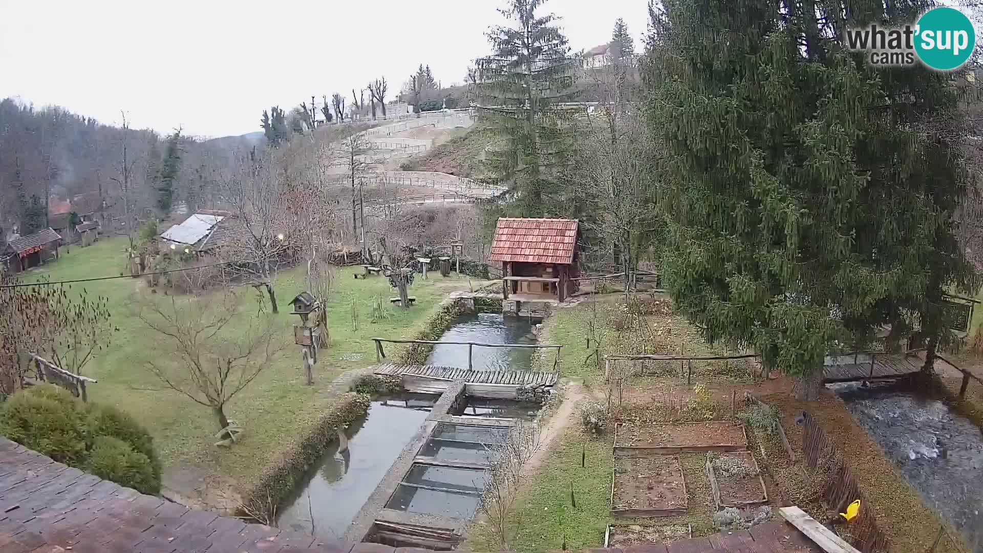Live-Webcam Rastoke – Fluss Slunjčica – Kroatien