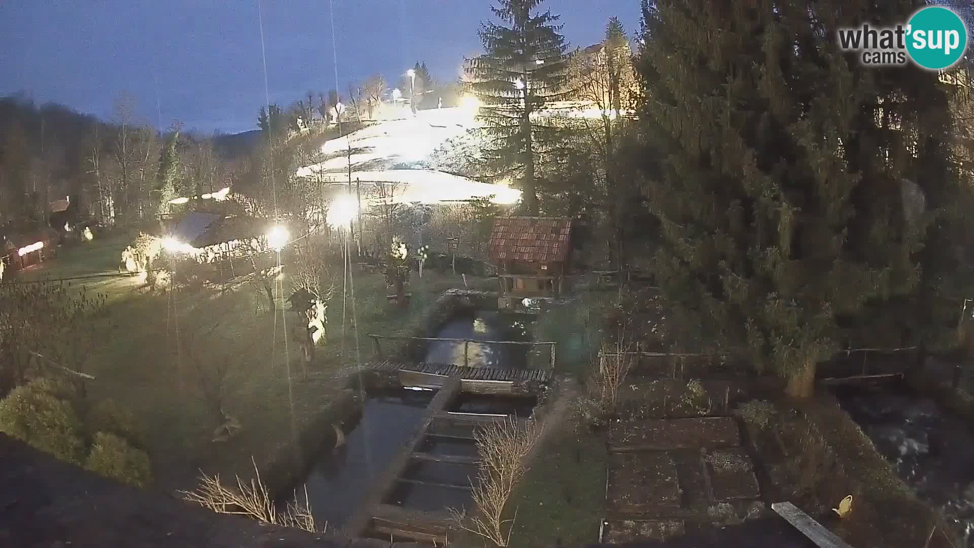 Live-Webcam Rastoke – Fluss Slunjčica – Kroatien