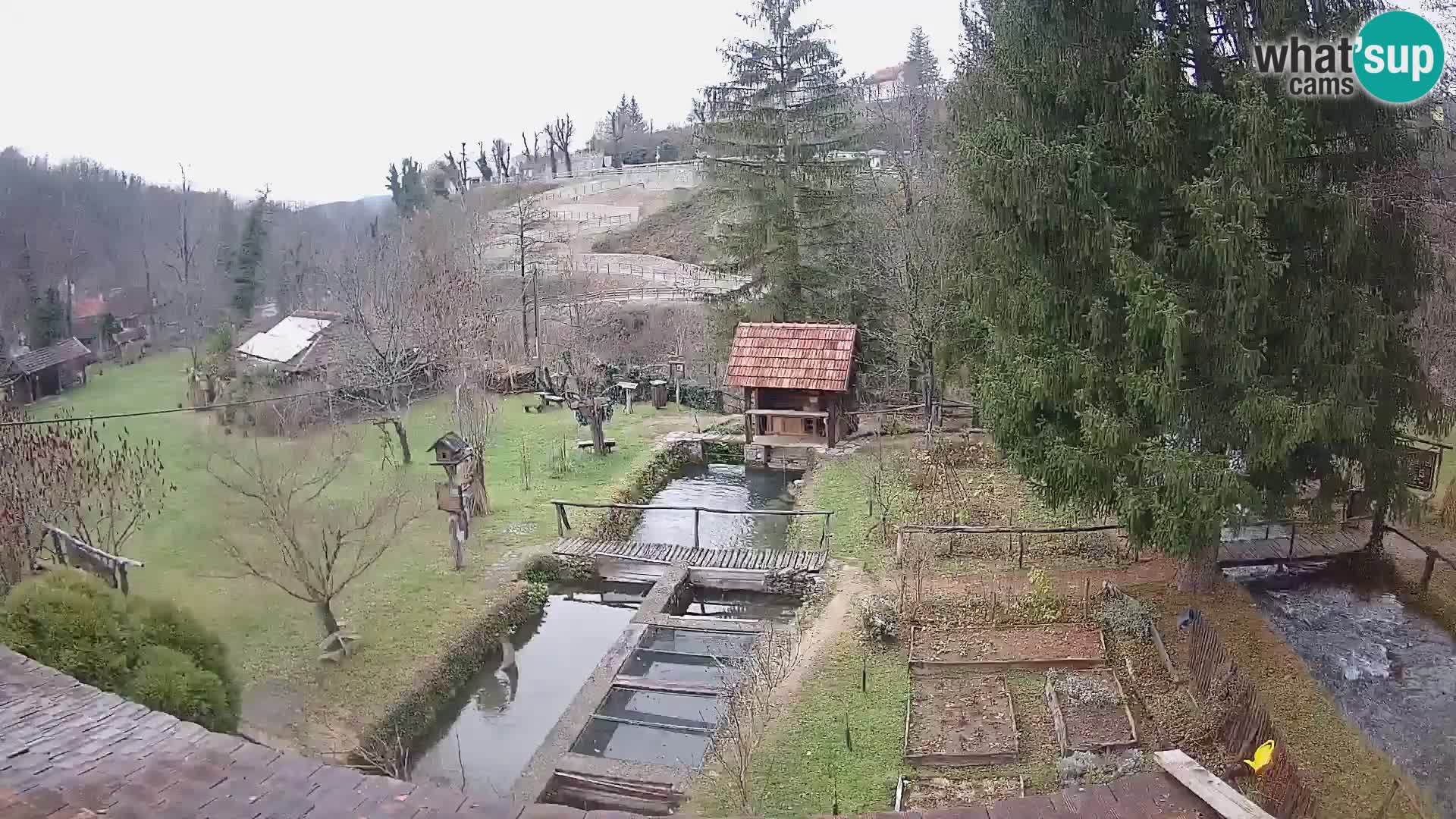 Webcam en direct Rastoke – rivière Slunjčica – Croatie