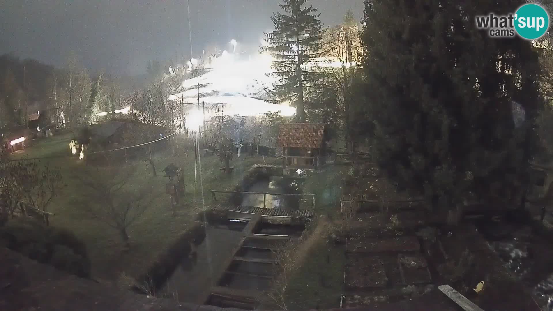 Live webcam Rastoke – river Slunjčica – Croatia