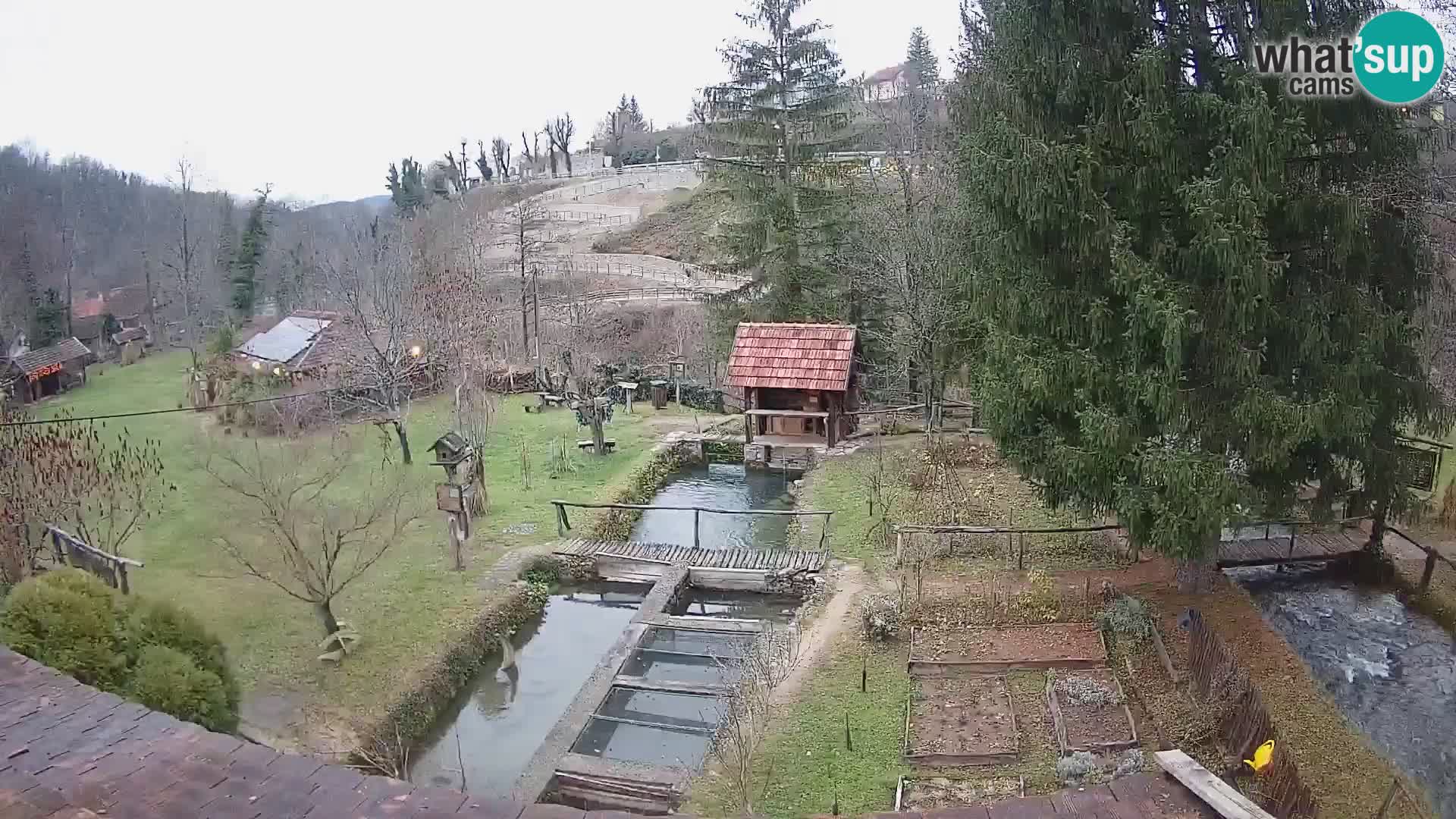 Web kamera uživo Rastoke – rijeka Slunjčica – Hrvatska