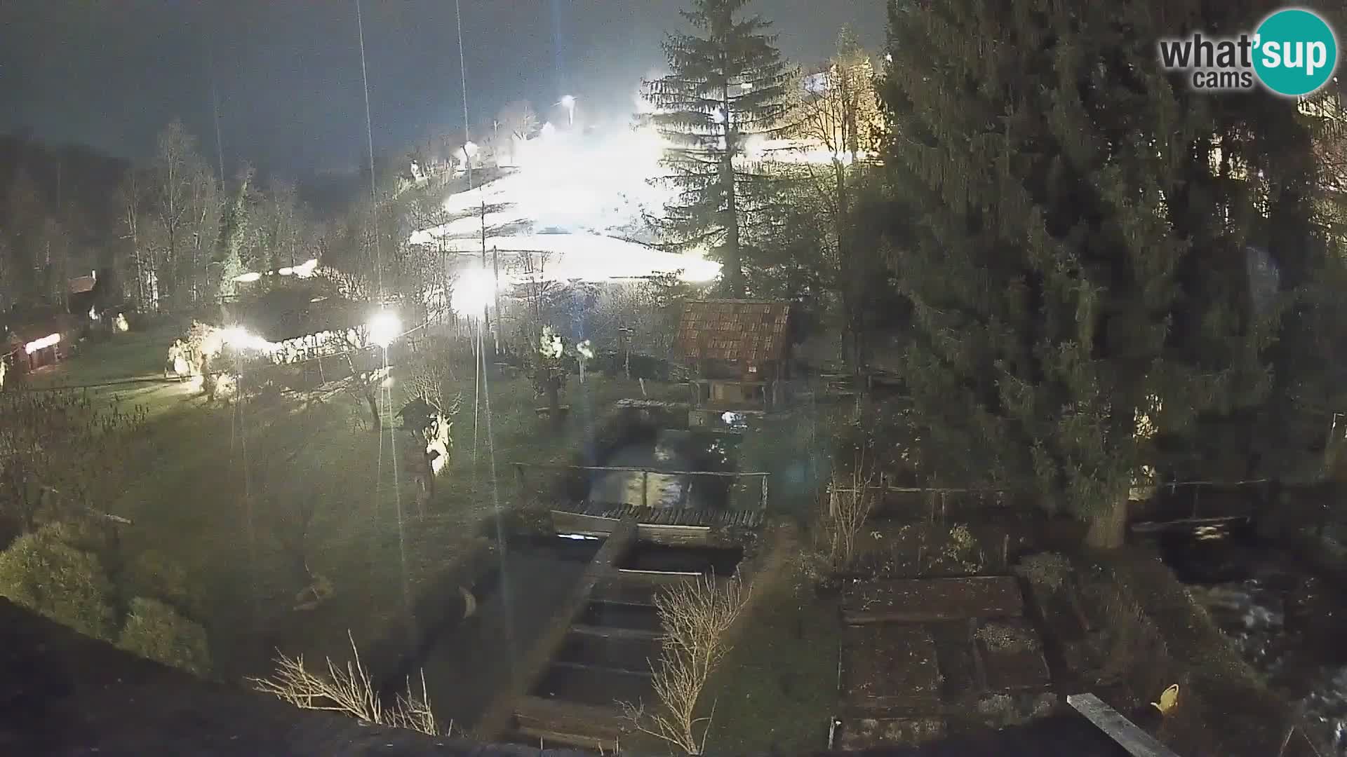 Cámara web en vivo Rastoke – río Slunjčica – Croacia