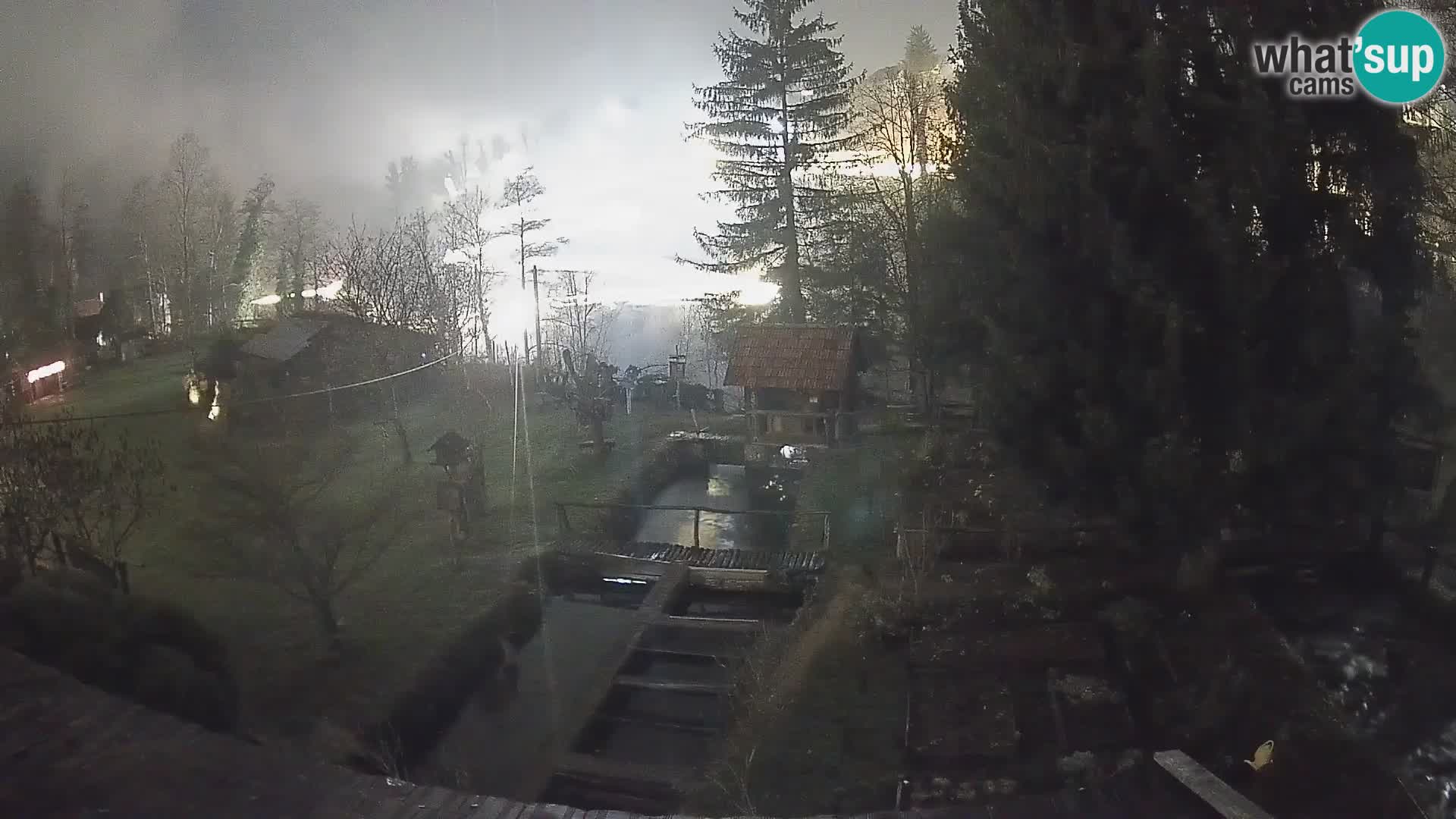 Cámara web en vivo Rastoke – río Slunjčica – Croacia