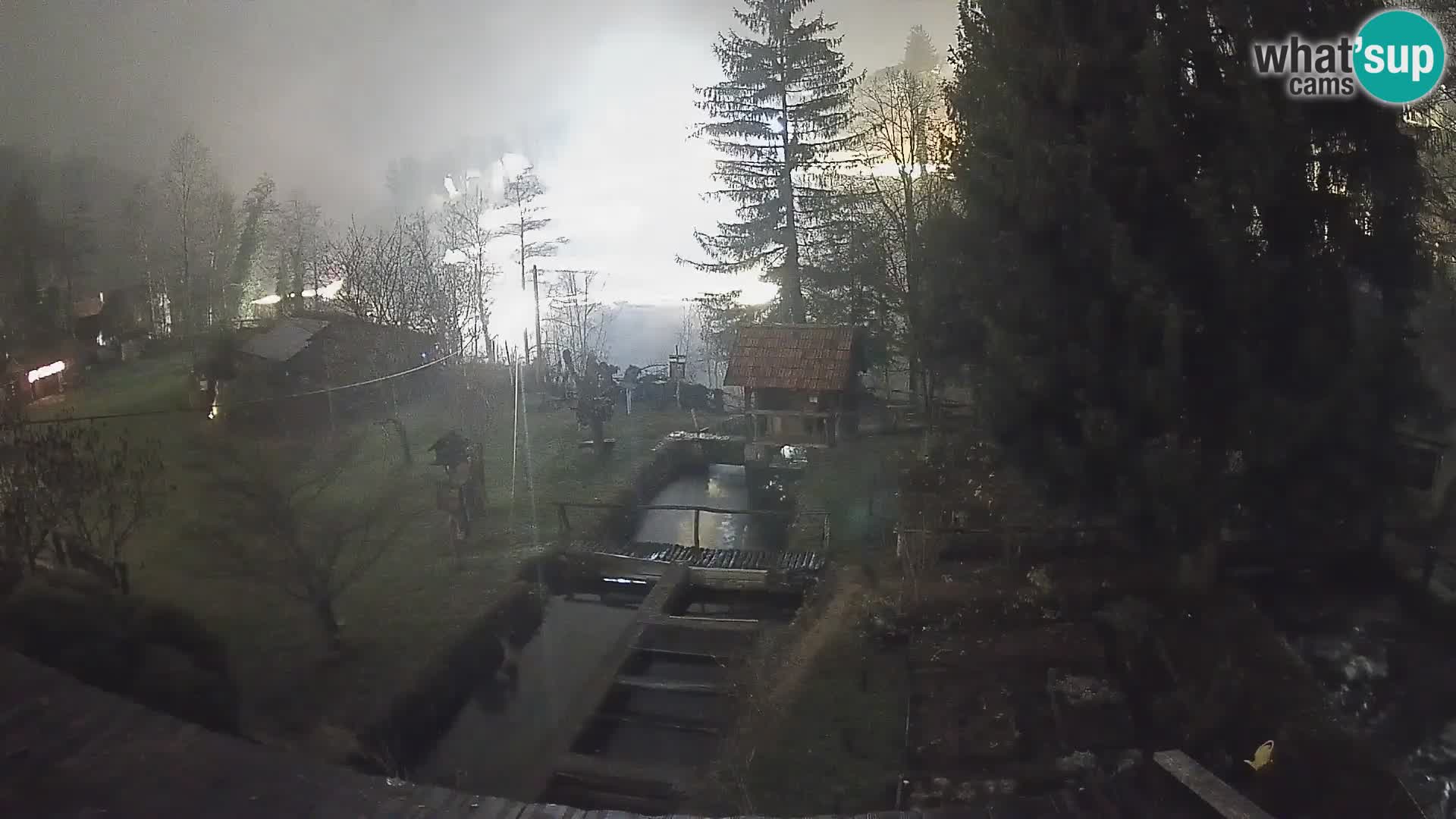 Live webcam Rastoke – river Slunjčica – Croatia