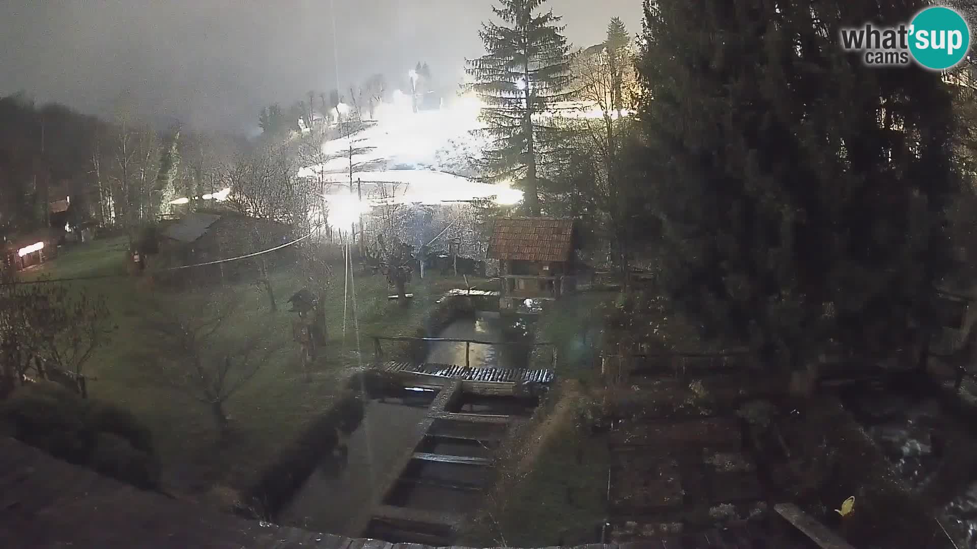 Cámara web en vivo Rastoke – río Slunjčica – Croacia