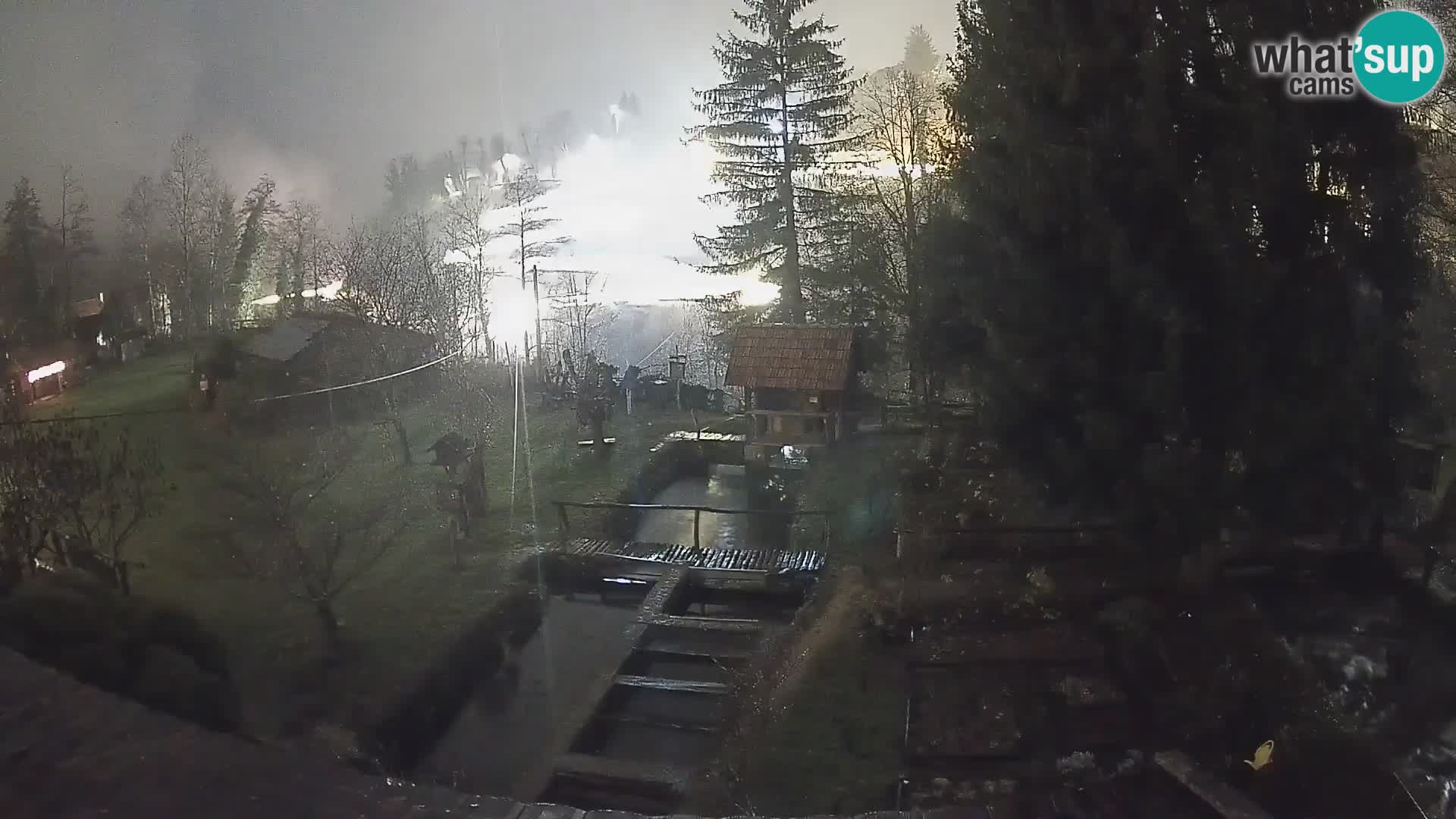 Spletna kamera v živo Rastoke – reka Slunjčica – Hrvaška