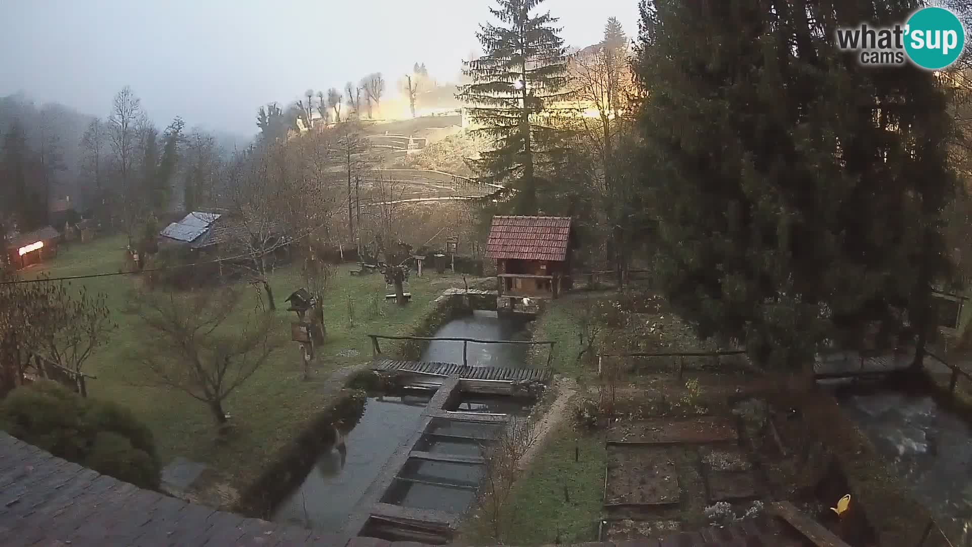 Live webcam Rastoke – fiume Slunjčica – Croazia
