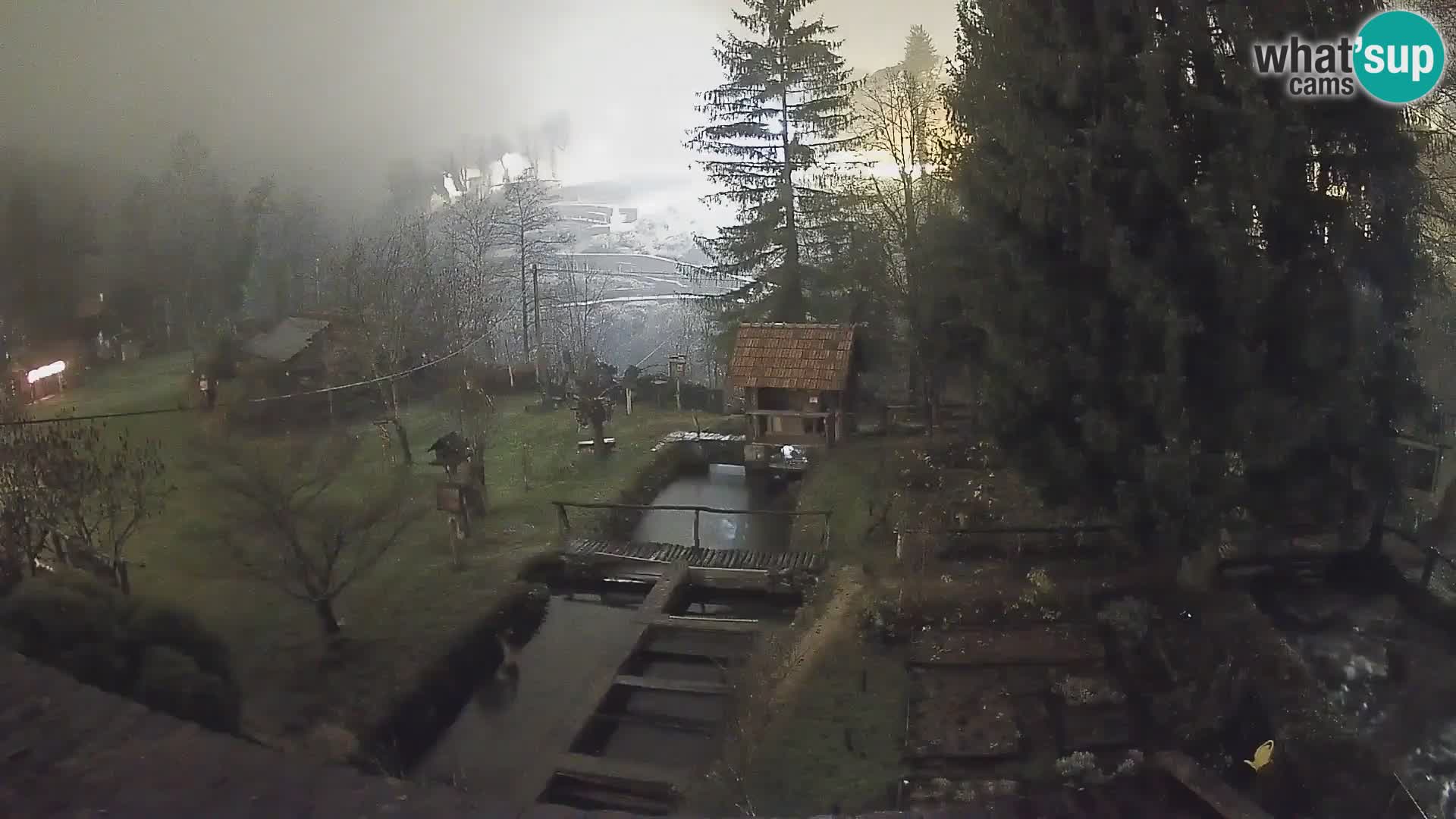 Webcam en direct Rastoke – rivière Slunjčica – Croatie