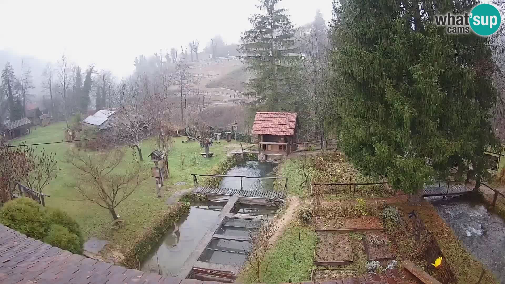 Webcam en direct Rastoke – rivière Slunjčica – Croatie
