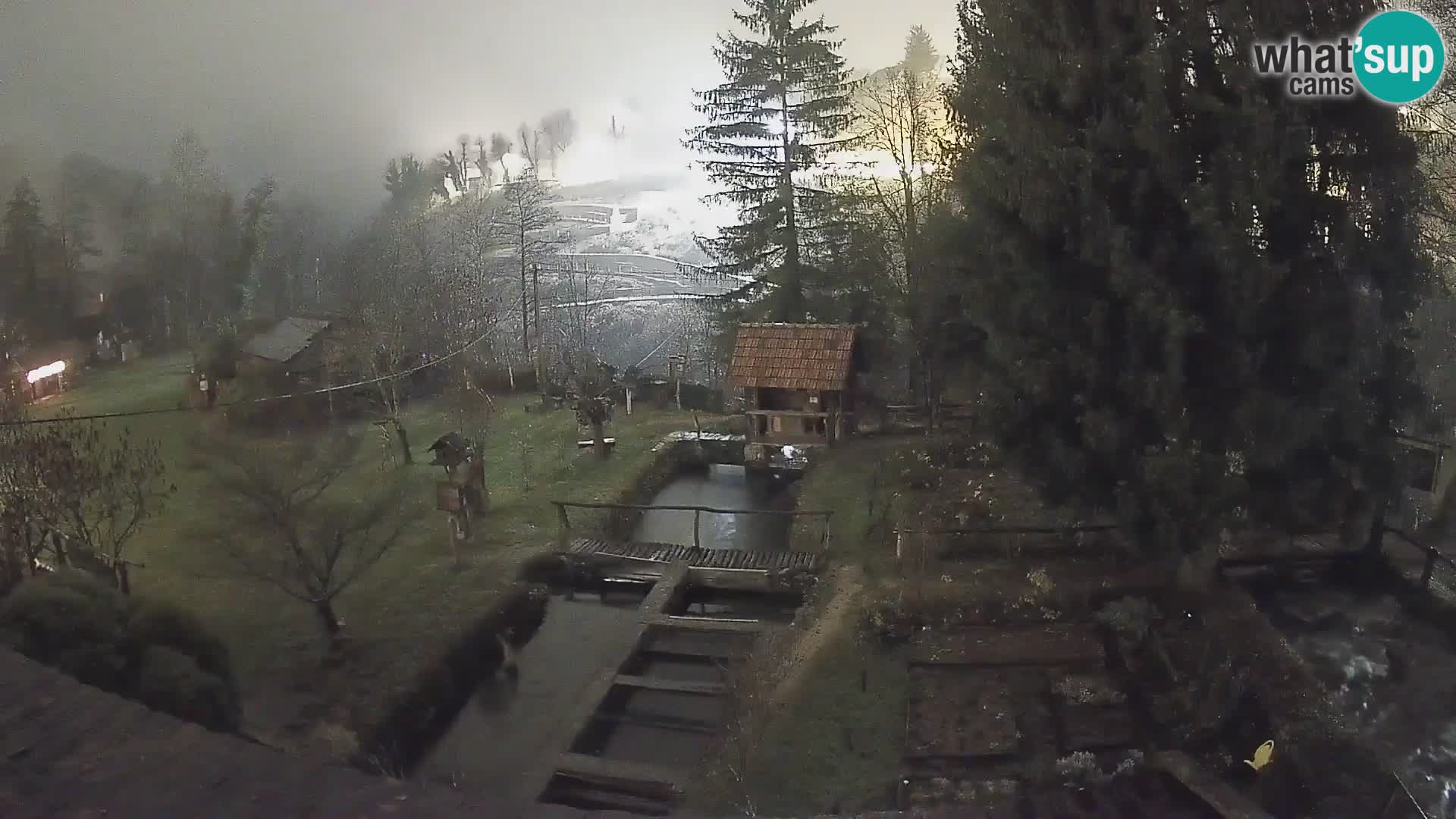 Live webcam Rastoke – fiume Slunjčica – Croazia