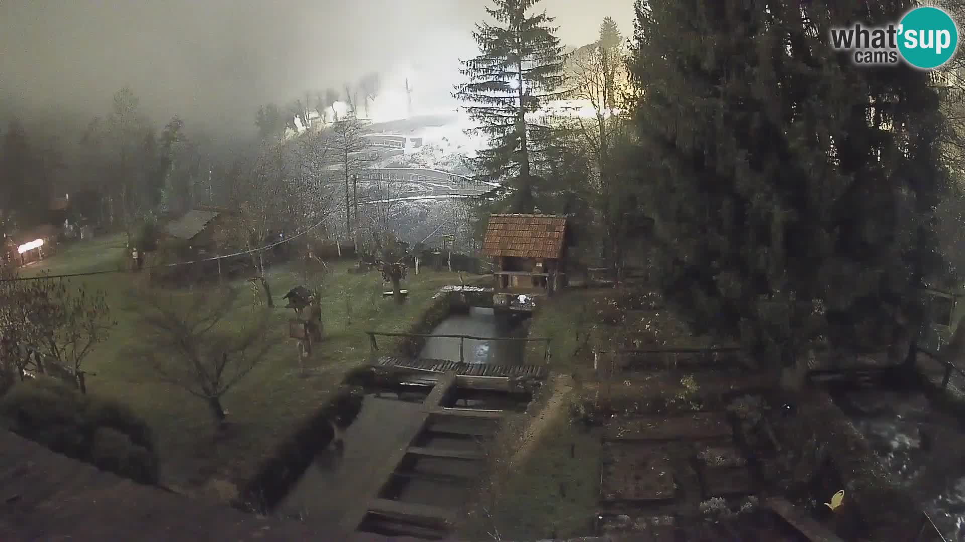 Cámara web en vivo Rastoke – río Slunjčica – Croacia