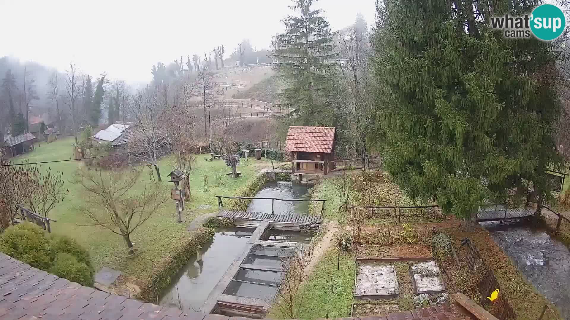 Web kamera uživo Rastoke – rijeka Slunjčica – Hrvatska