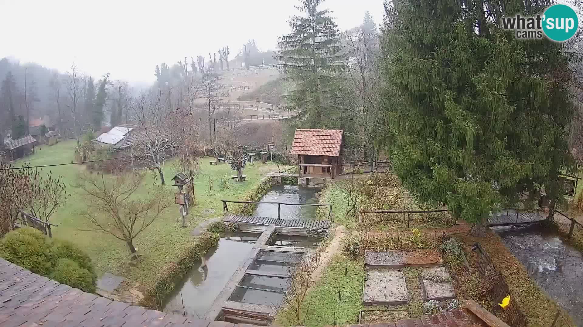 Webcam en direct Rastoke – rivière Slunjčica – Croatie