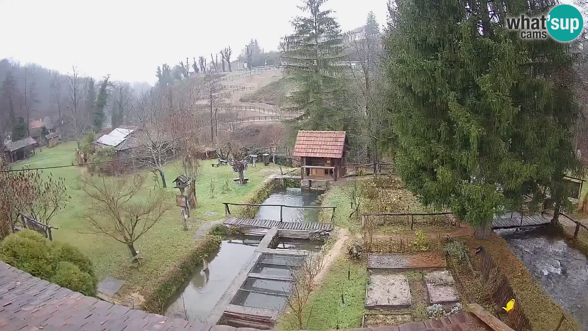 Live webcam Rastoke – fiume Slunjčica – Croazia