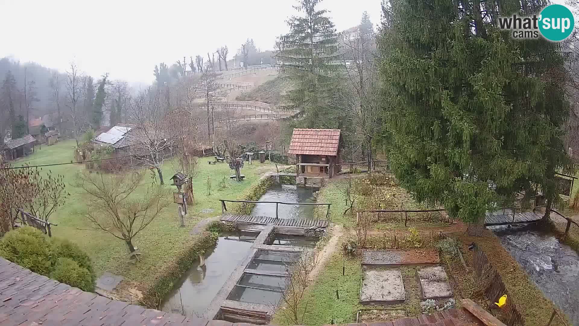 Web kamera uživo Rastoke – rijeka Slunjčica – Hrvatska