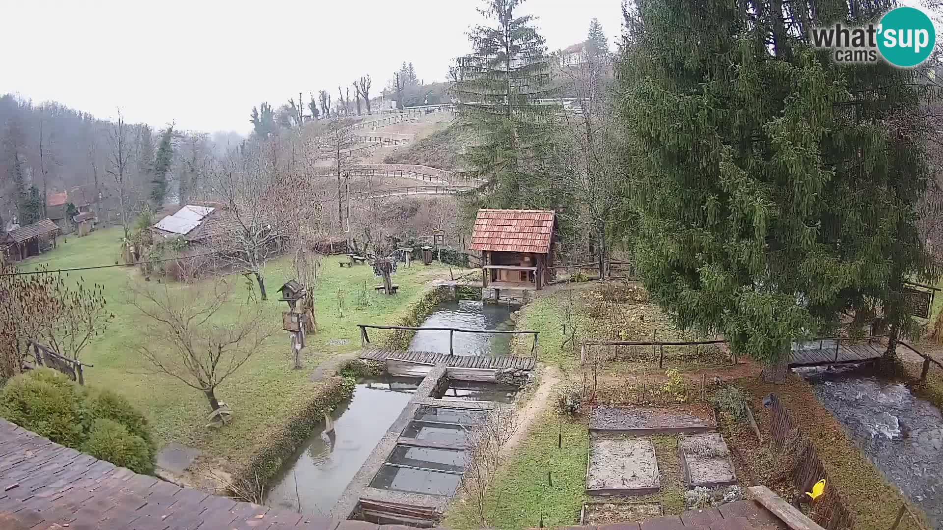 Web kamera uživo Rastoke – rijeka Slunjčica – Hrvatska