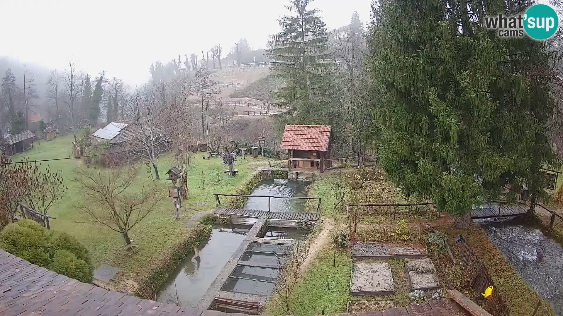 Cámara web en vivo Rastoke – río Slunjčica – Croacia
