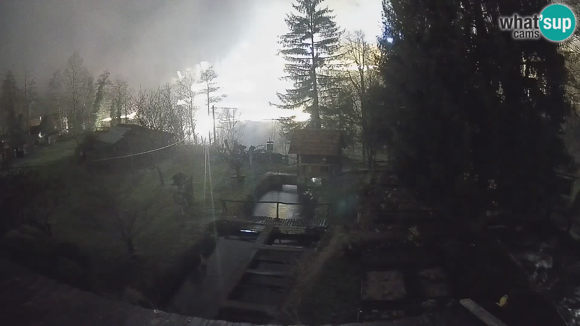 Live webcam Rastoke – river Slunjčica – Croatia