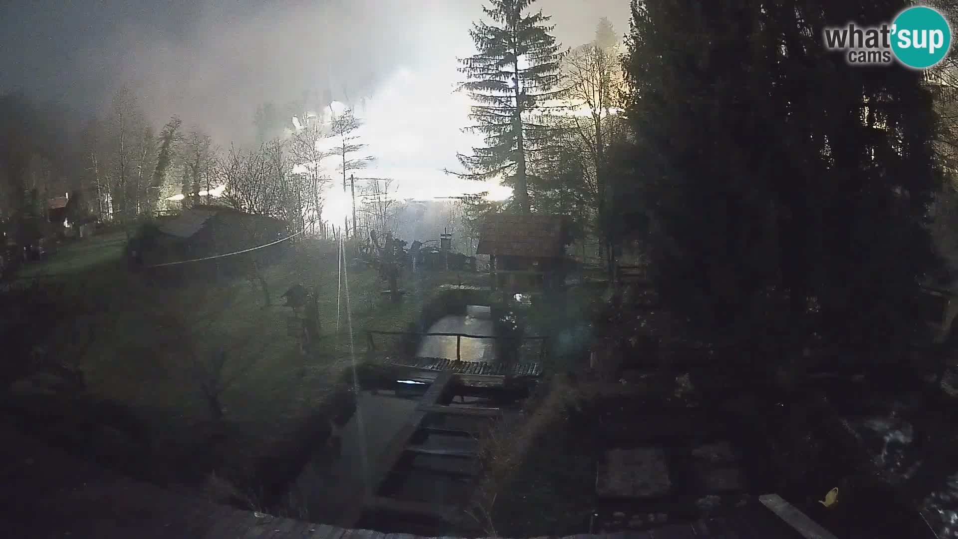 Live webcam Rastoke – river Slunjčica – Croatia