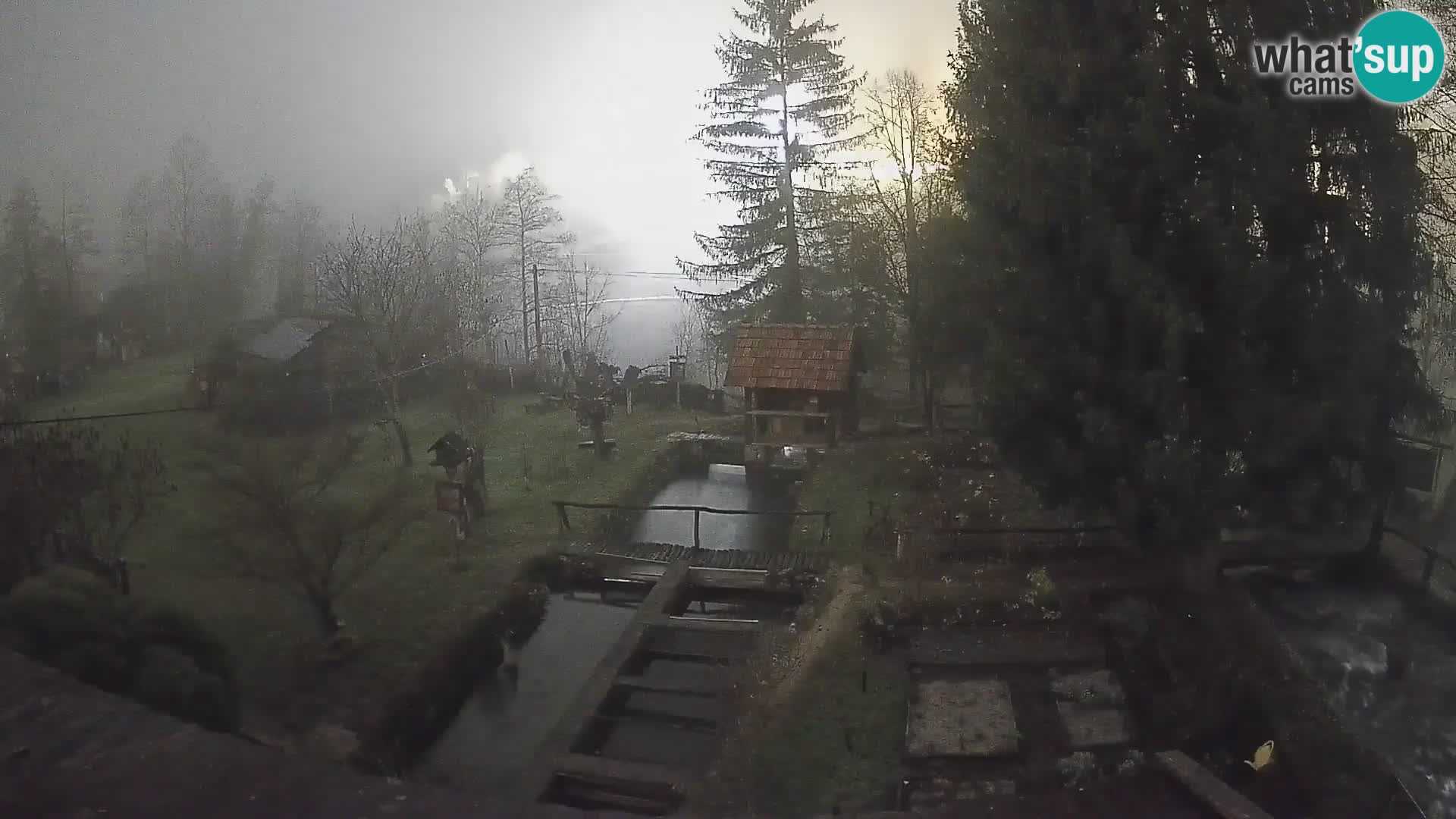 Cámara web en vivo Rastoke – río Slunjčica – Croacia