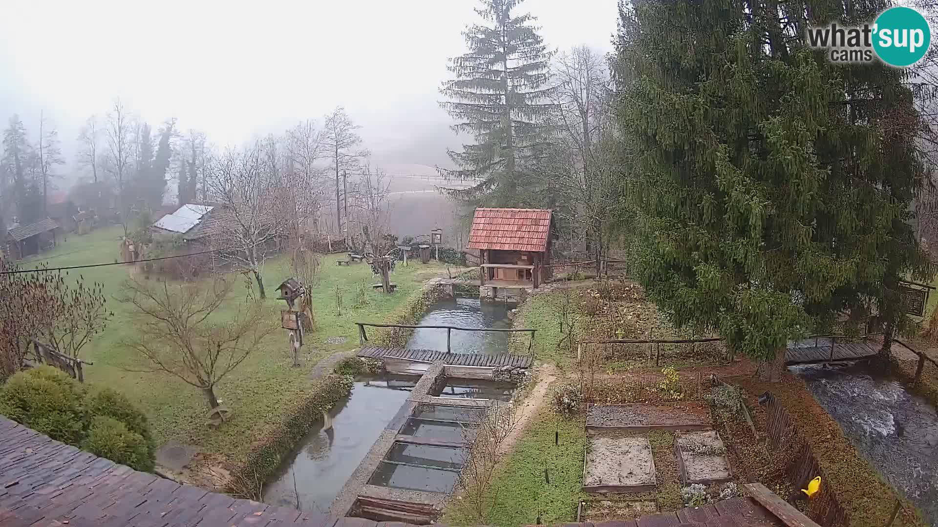 Webcam en direct Rastoke – rivière Slunjčica – Croatie