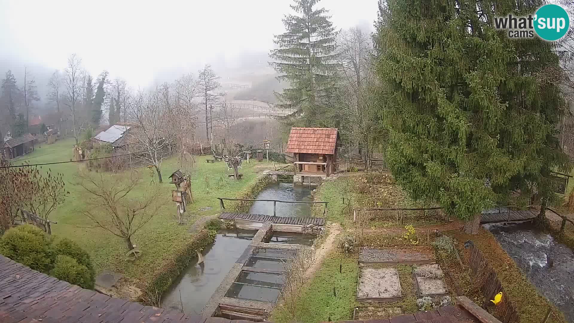 Webcam en direct Rastoke – rivière Slunjčica – Croatie