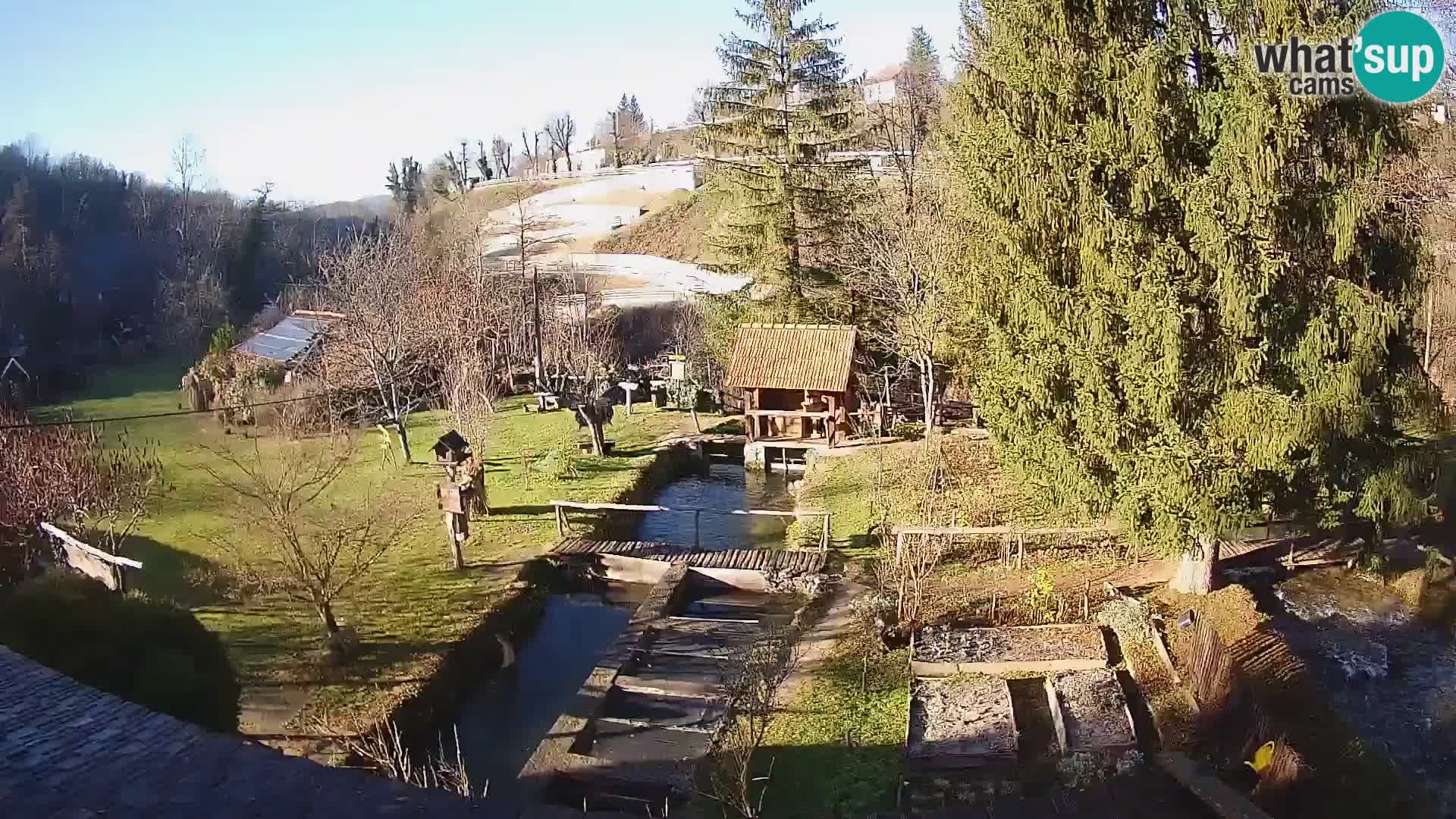 Web kamera uživo Rastoke – rijeka Slunjčica – Hrvatska