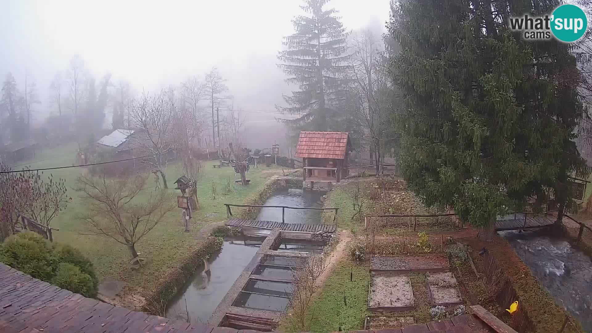 Live webcam Rastoke – fiume Slunjčica – Croazia
