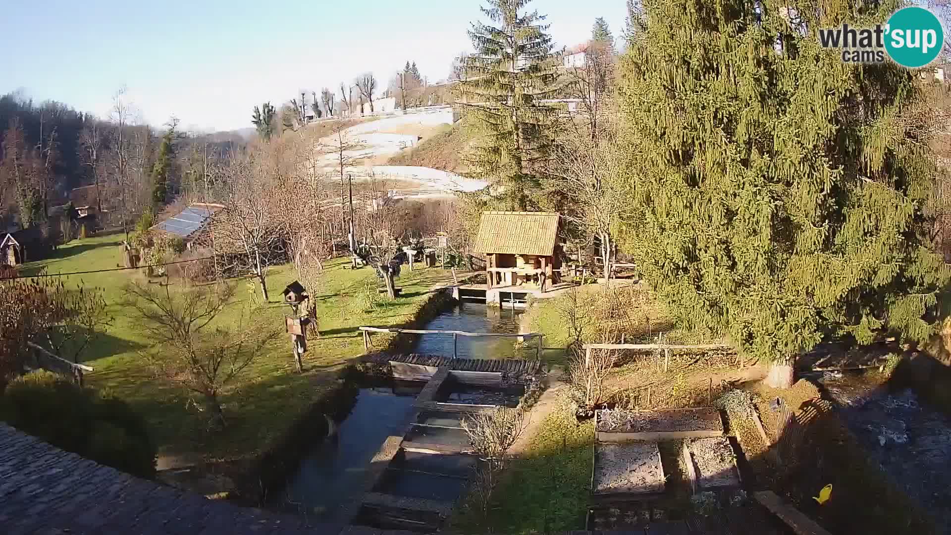 Live webcam Rastoke – river Slunjčica – Croatia