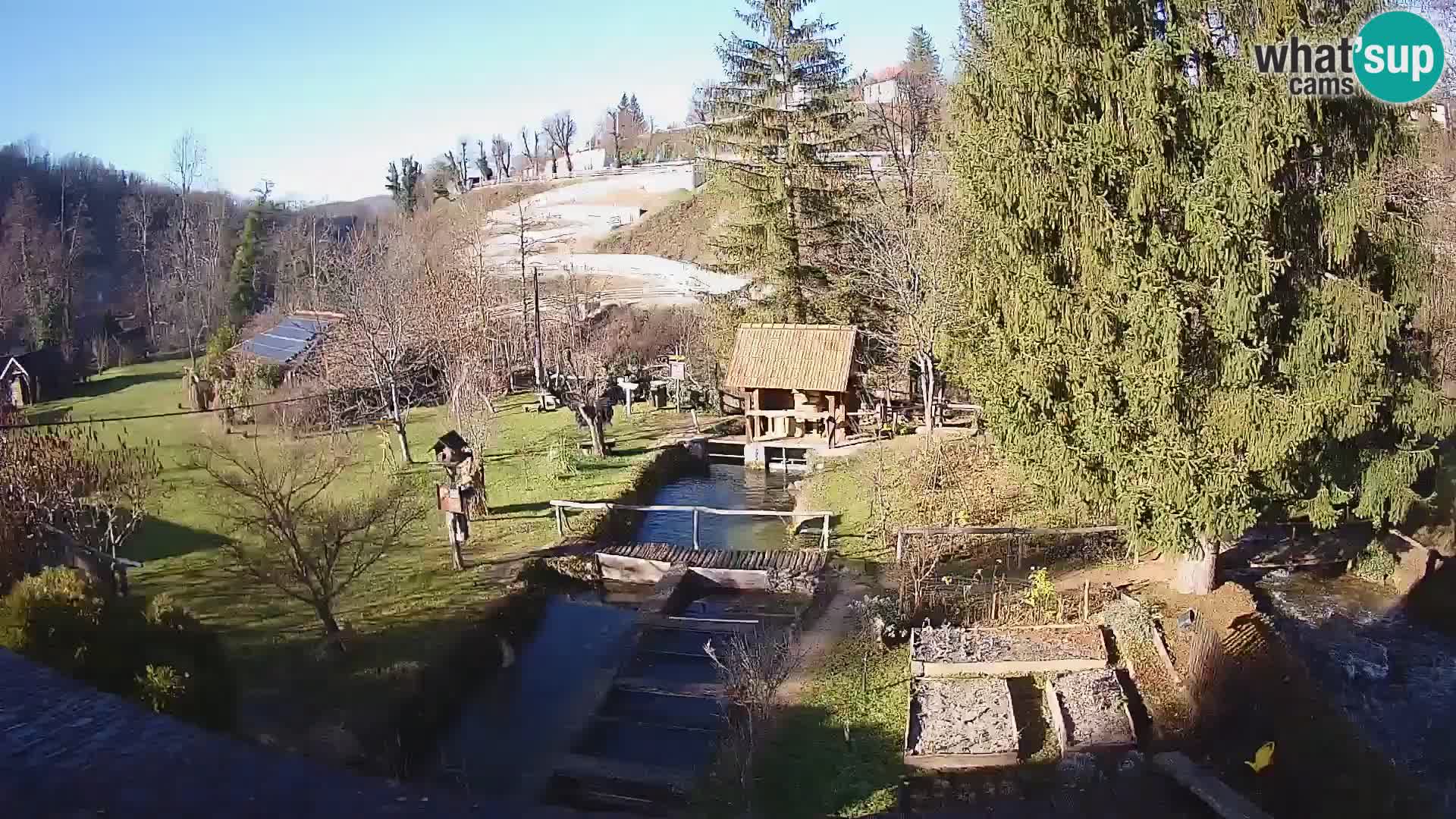 Webcam en direct Rastoke – rivière Slunjčica – Croatie