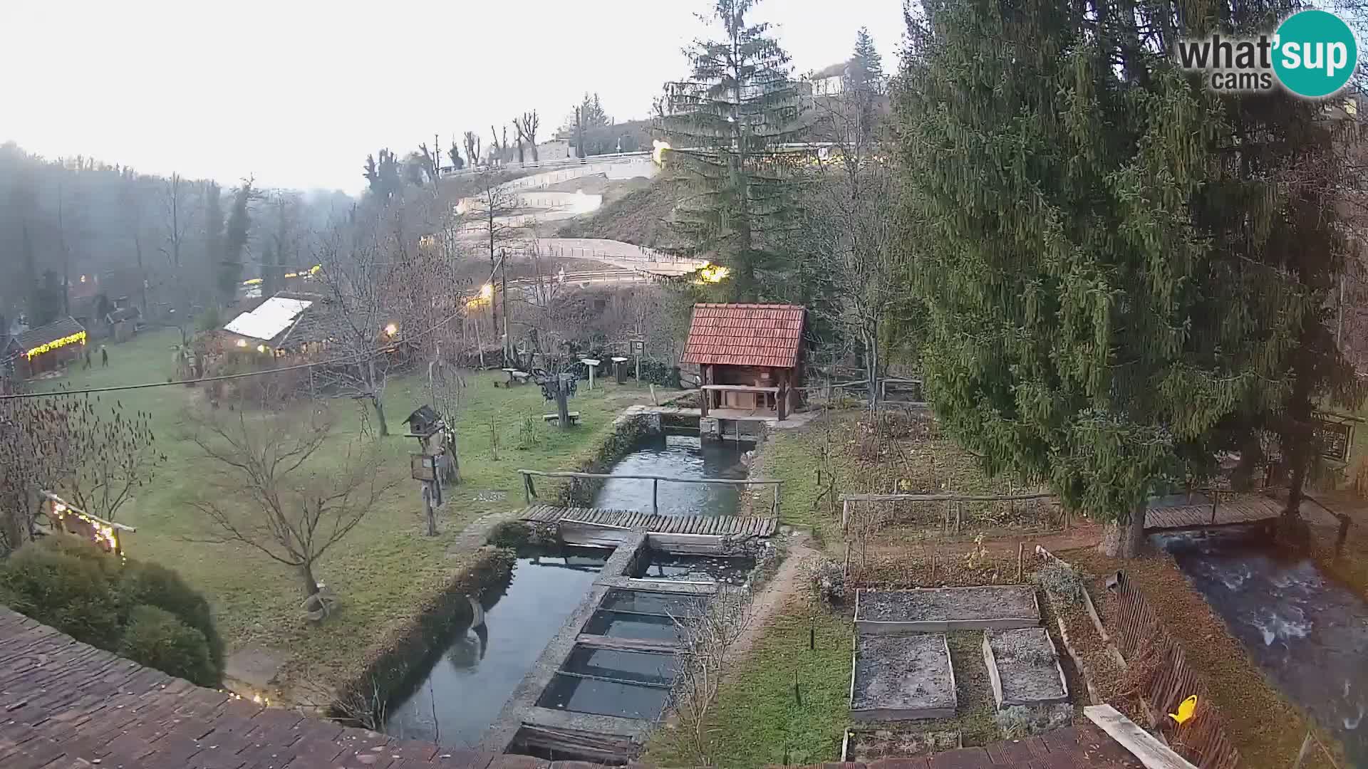 Live webcam Rastoke – fiume Slunjčica – Croazia