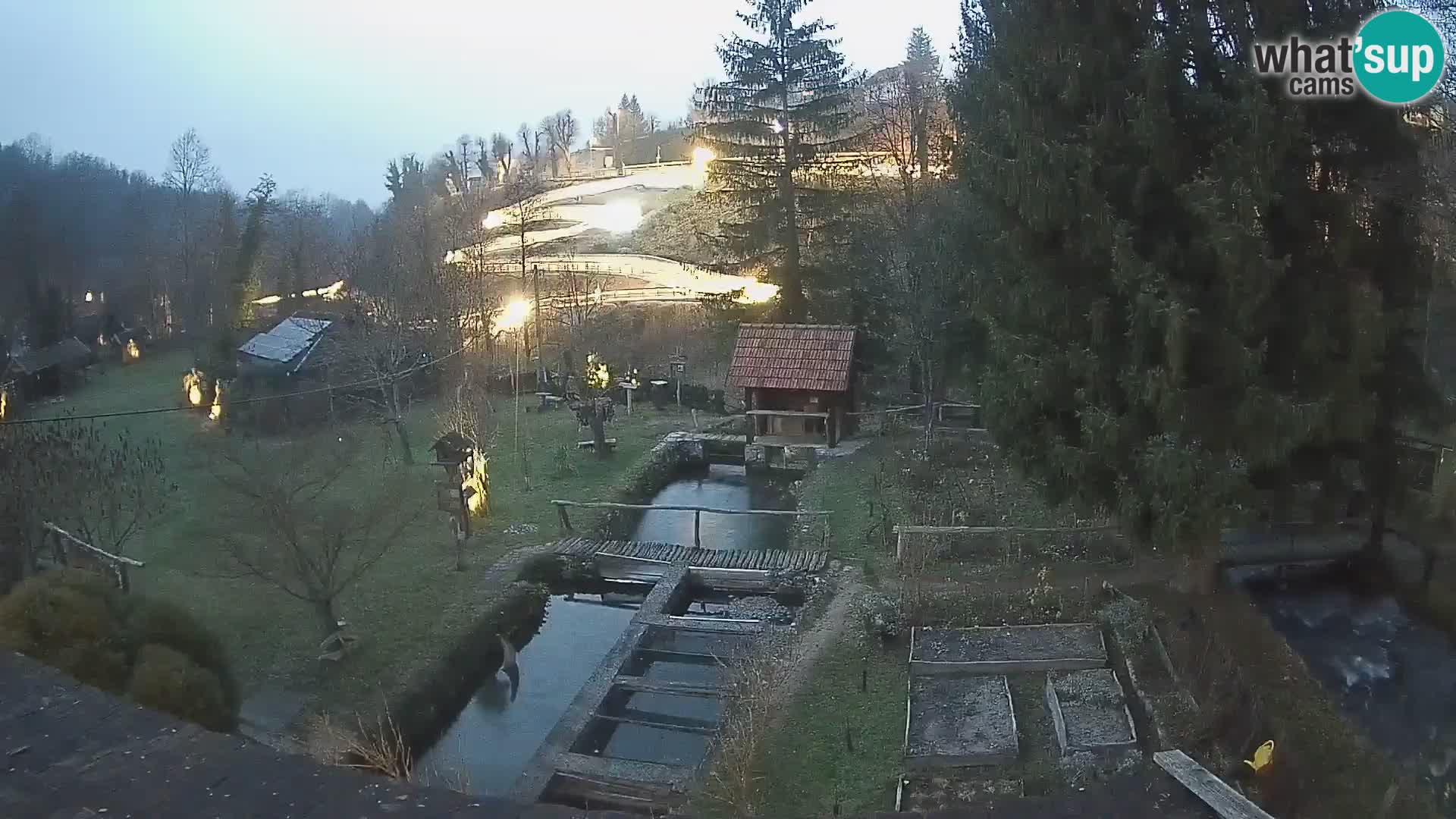 Live webcam Rastoke – fiume Slunjčica – Croazia