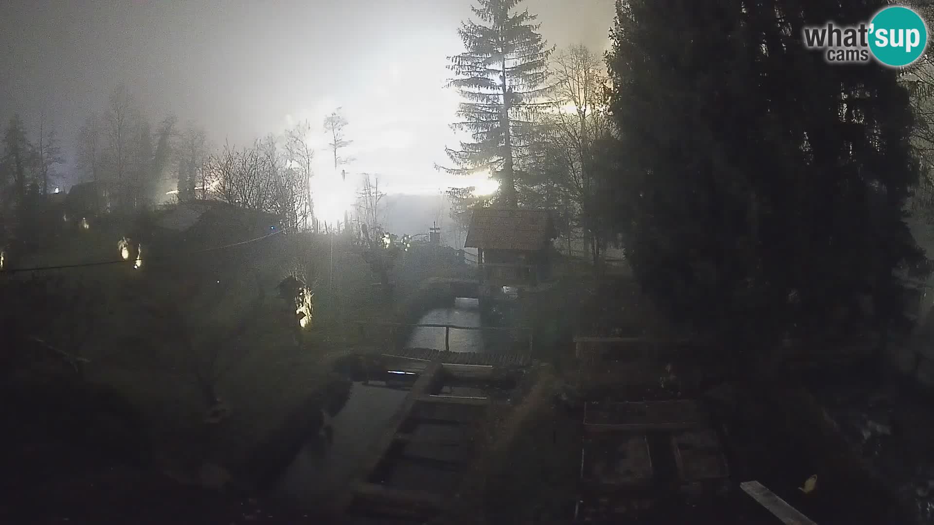 Spletna kamera v živo Rastoke – reka Slunjčica – Hrvaška