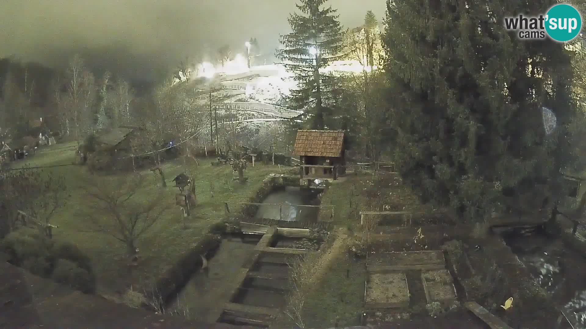 Live webcam Rastoke – river Slunjčica – Croatia