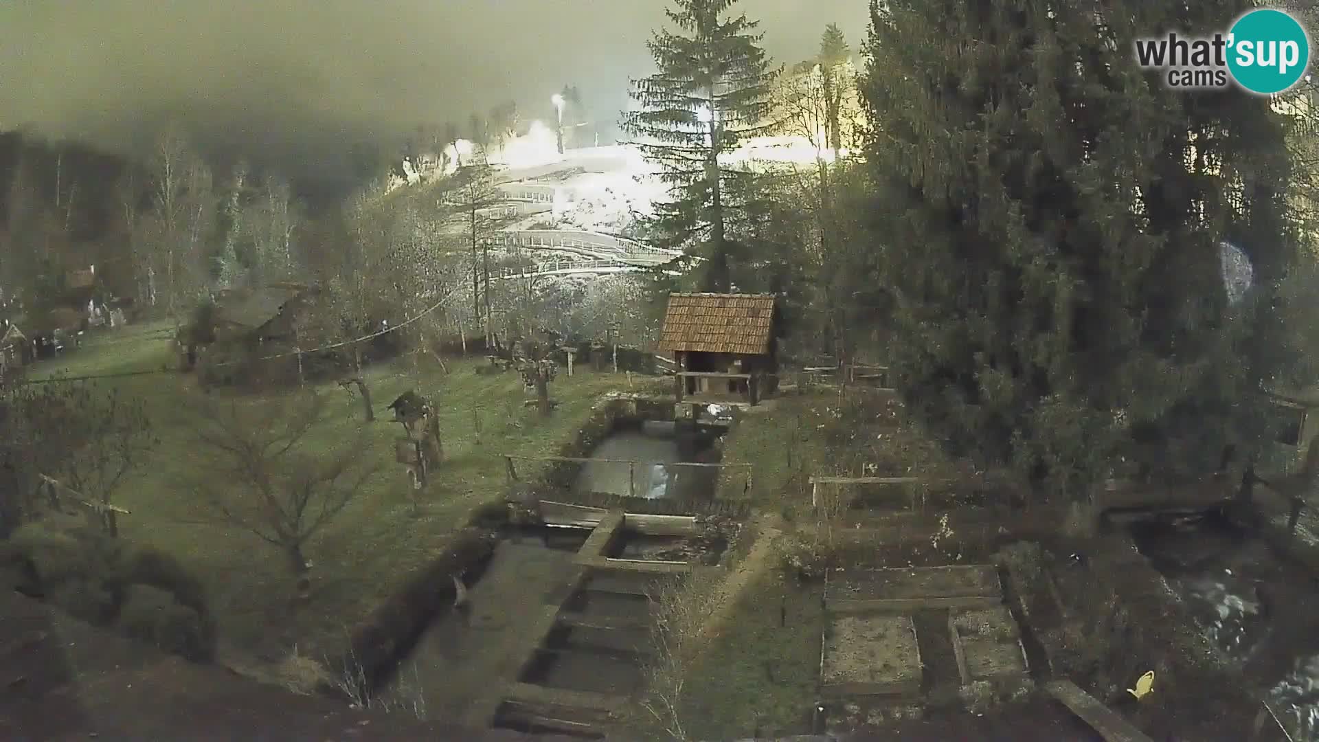 Live webcam Rastoke – river Slunjčica – Croatia