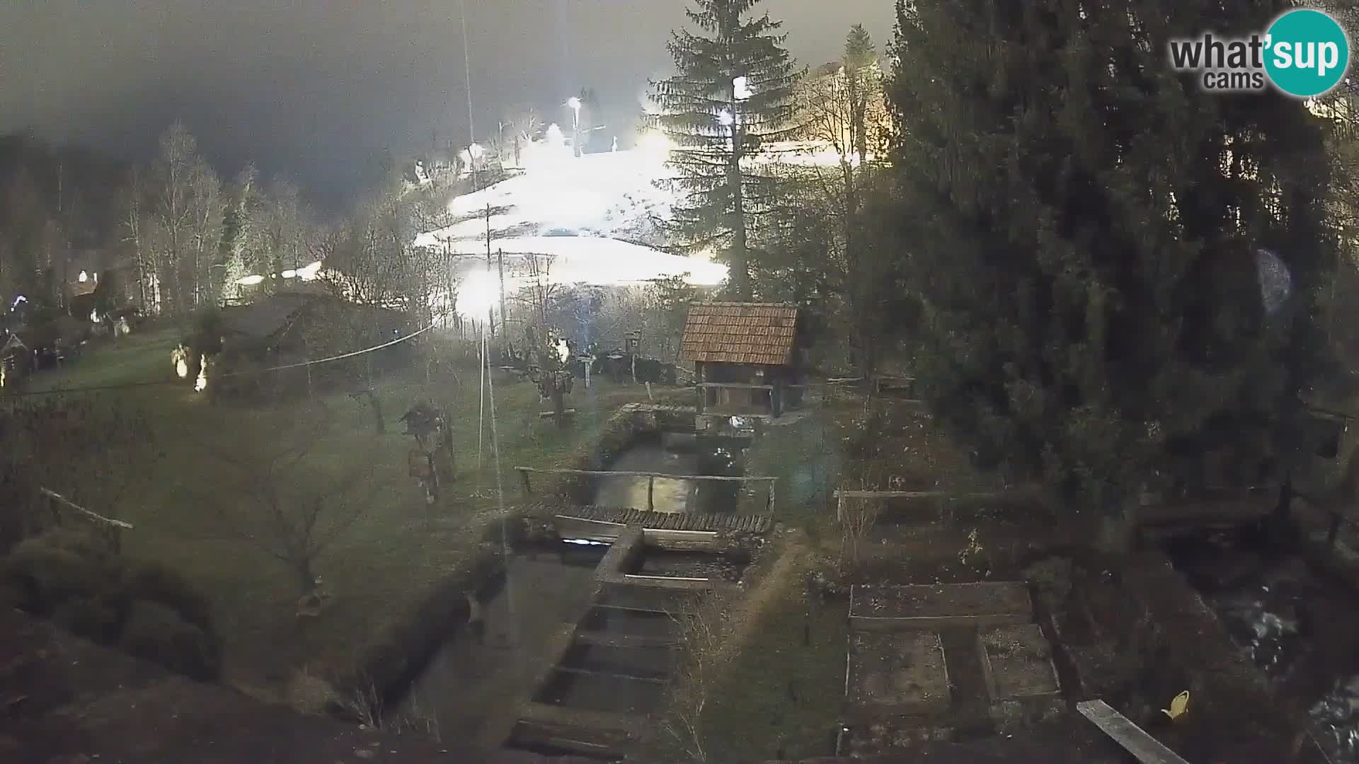 Web kamera uživo Rastoke – rijeka Slunjčica – Hrvatska