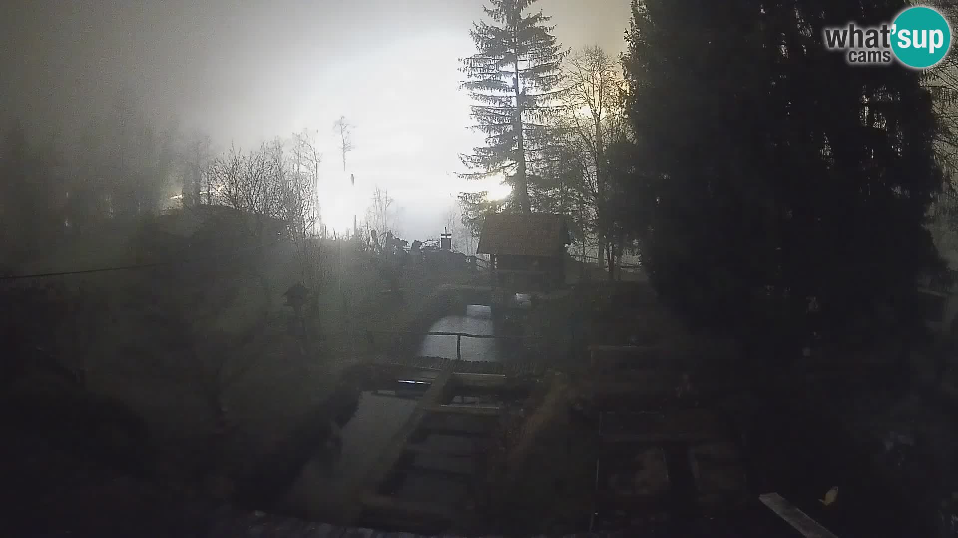 Web kamera uživo Rastoke – rijeka Slunjčica – Hrvatska