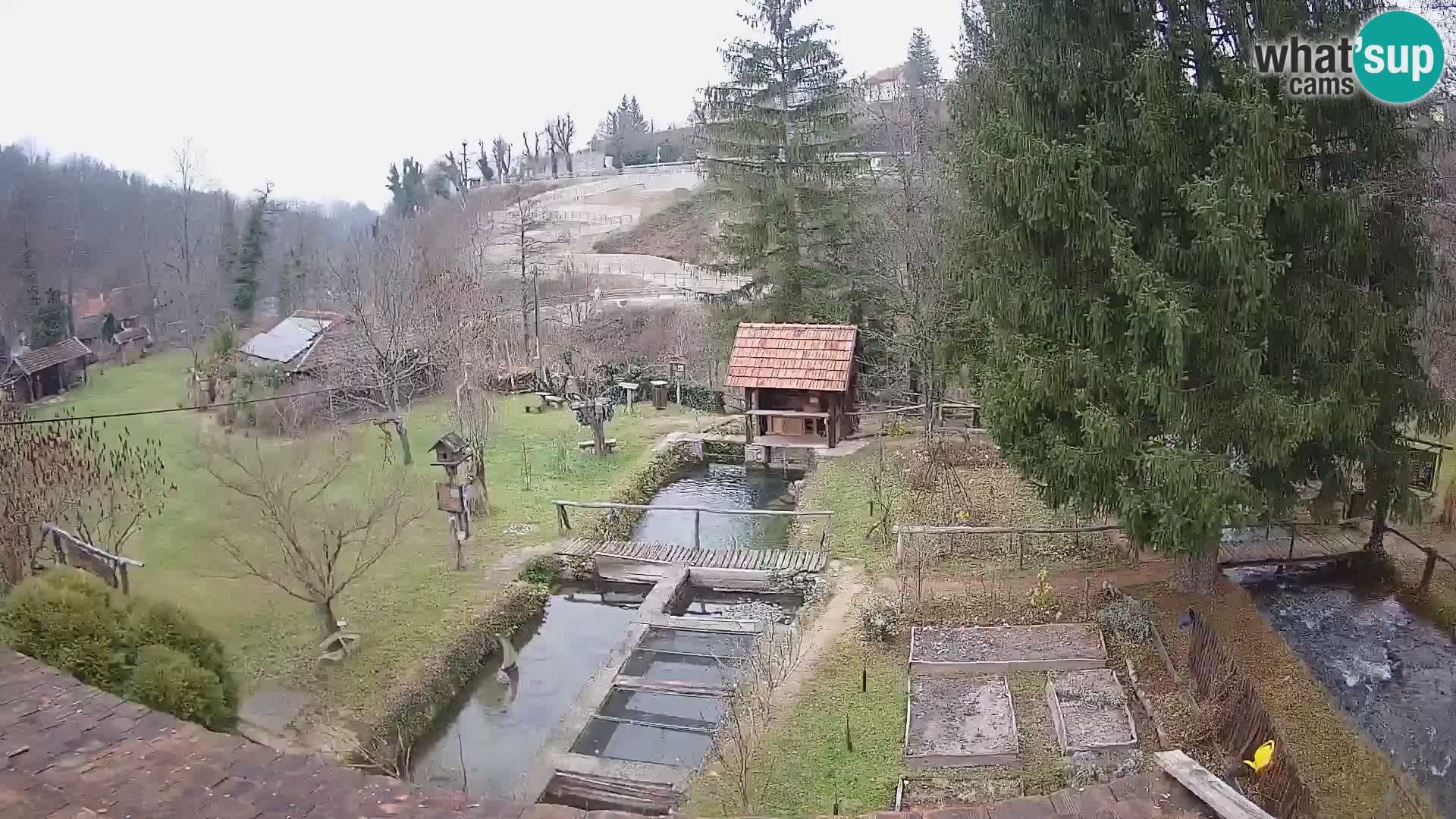 Web kamera uživo Rastoke – rijeka Slunjčica – Hrvatska