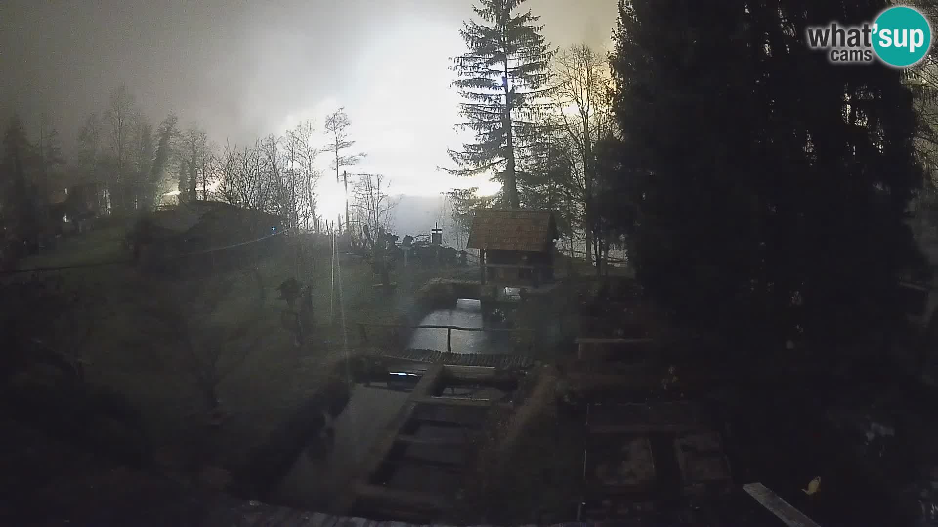 Web kamera uživo Rastoke – rijeka Slunjčica – Hrvatska