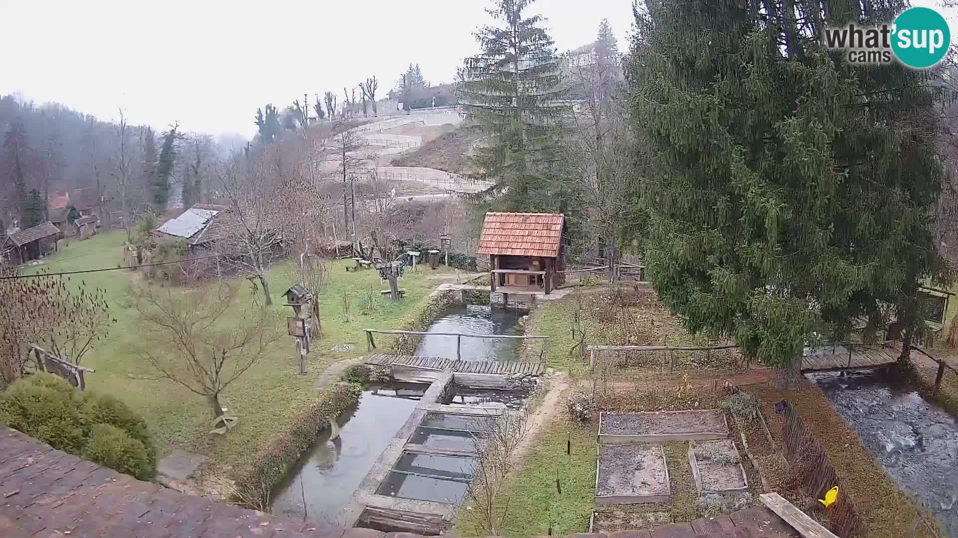 Web kamera uživo Rastoke – rijeka Slunjčica – Hrvatska