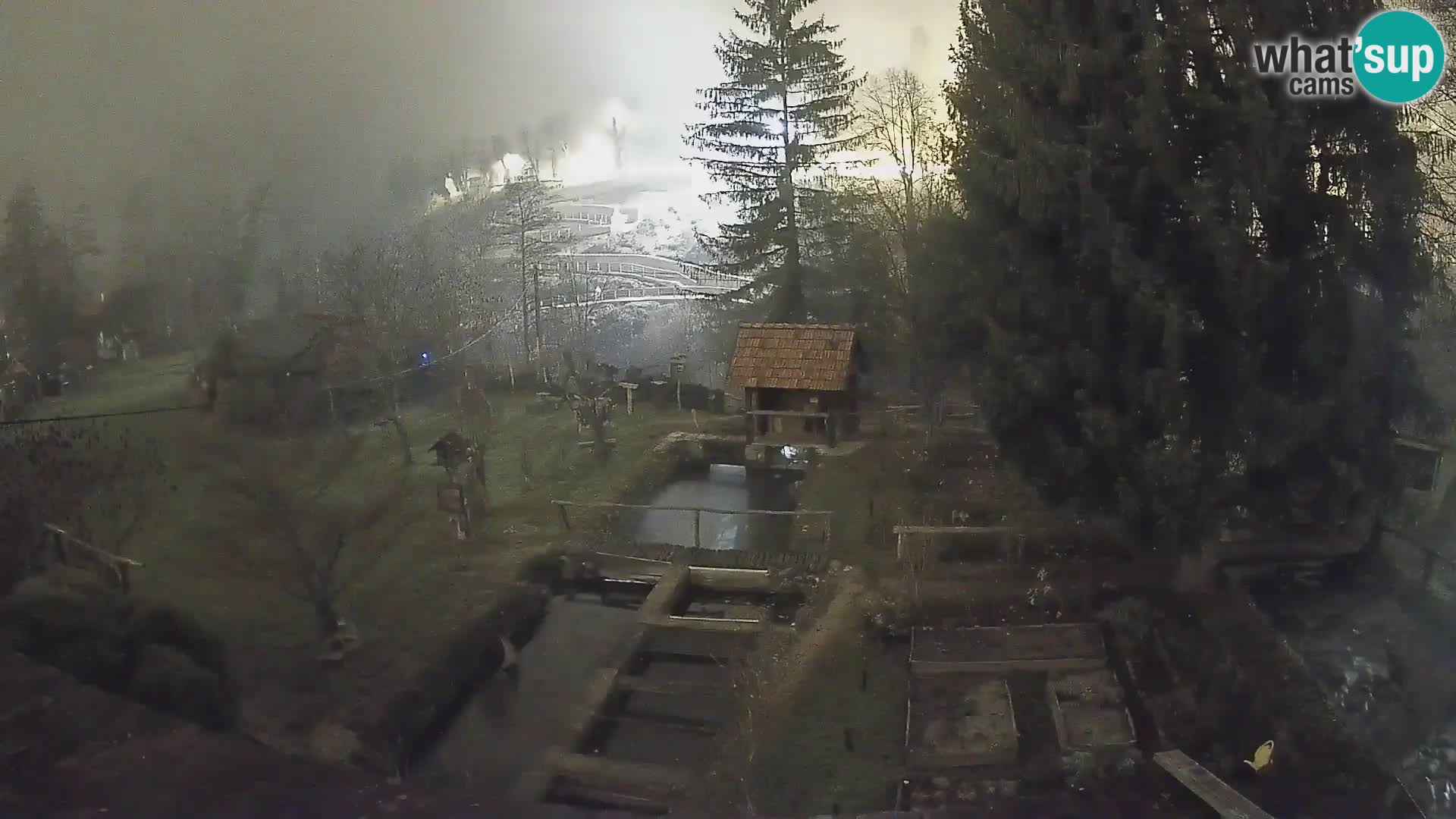 Web kamera uživo Rastoke – rijeka Slunjčica – Hrvatska