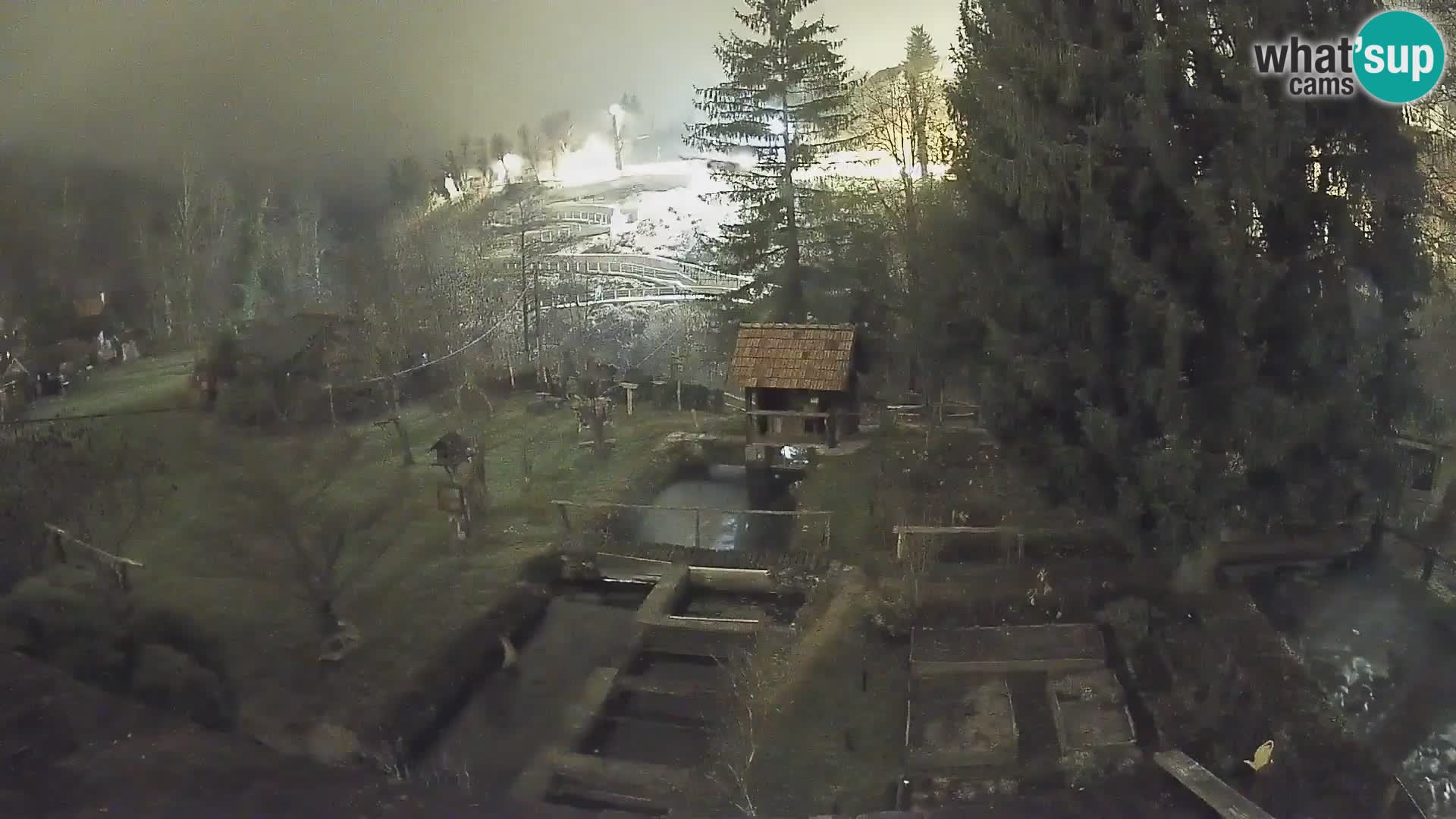 Live webcam Rastoke – river Slunjčica – Croatia