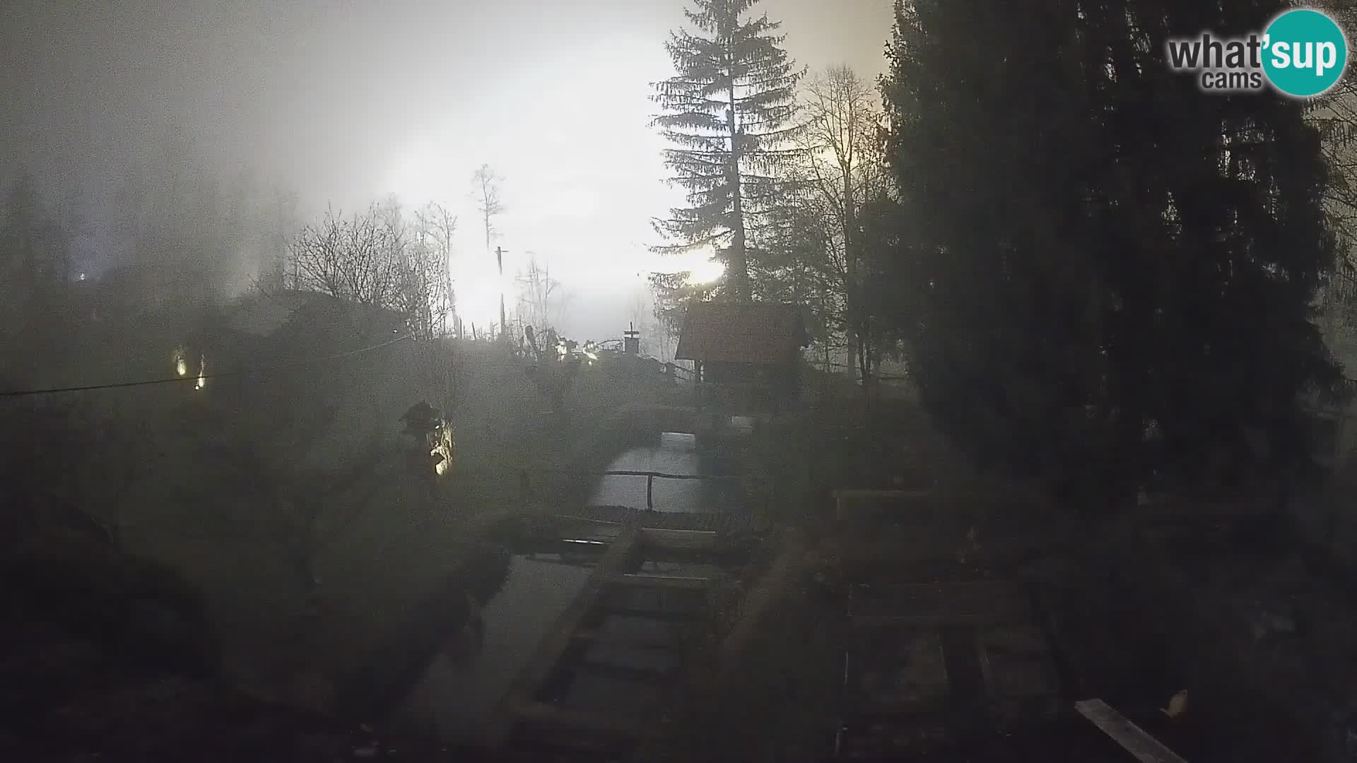 Spletna kamera v živo Rastoke – reka Slunjčica – Hrvaška