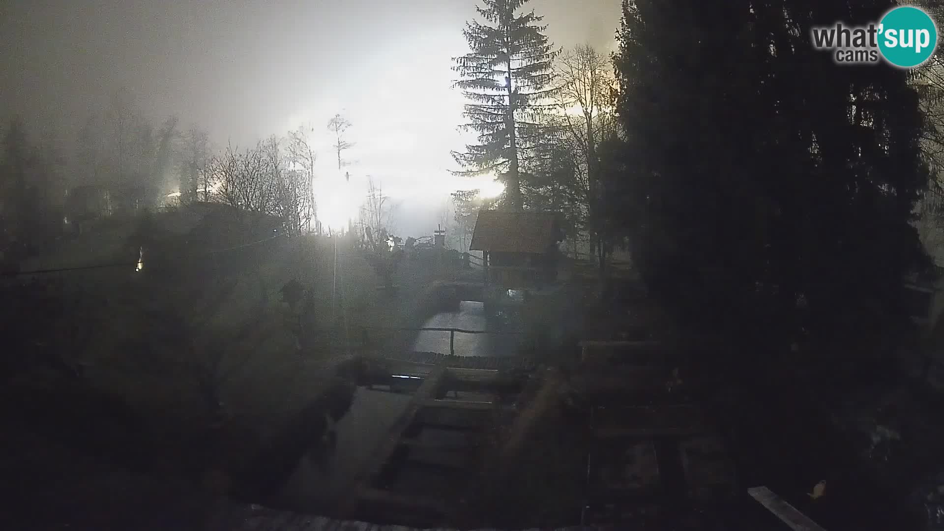 Spletna kamera v živo Rastoke – reka Slunjčica – Hrvaška