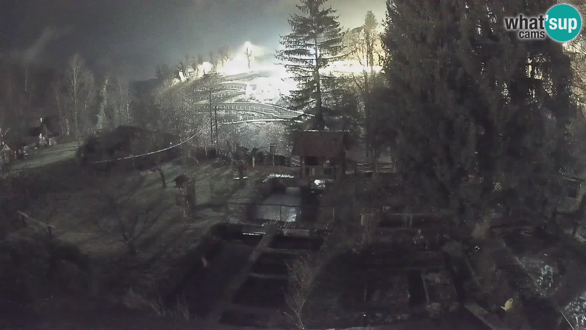 Spletna kamera v živo Rastoke – reka Slunjčica – Hrvaška