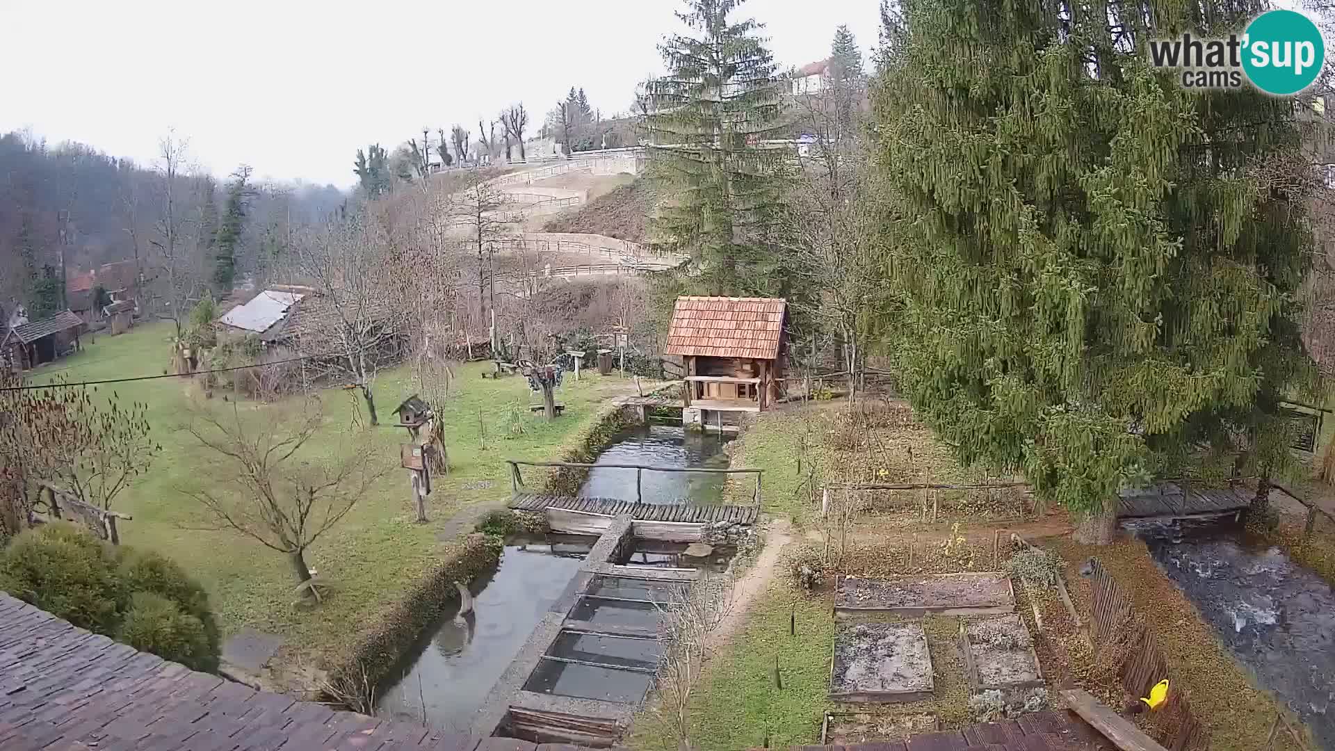 Webcam en direct Rastoke – rivière Slunjčica – Croatie