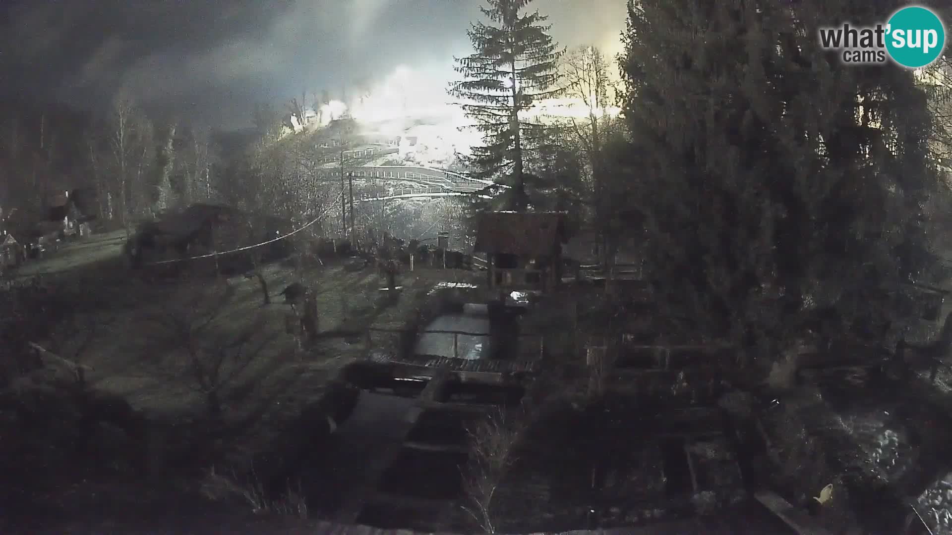 Spletna kamera v živo Rastoke – reka Slunjčica – Hrvaška